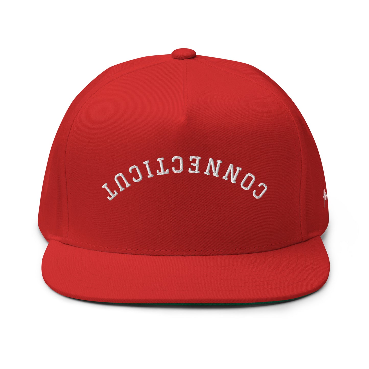Connecticut Upside Down Arch 5 Panel A-Frame Snapback Hat