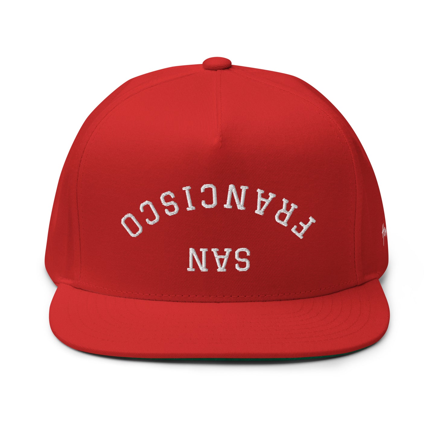 San Francisco Upside Down Arch 5 Panel A-Frame Snapback Hat