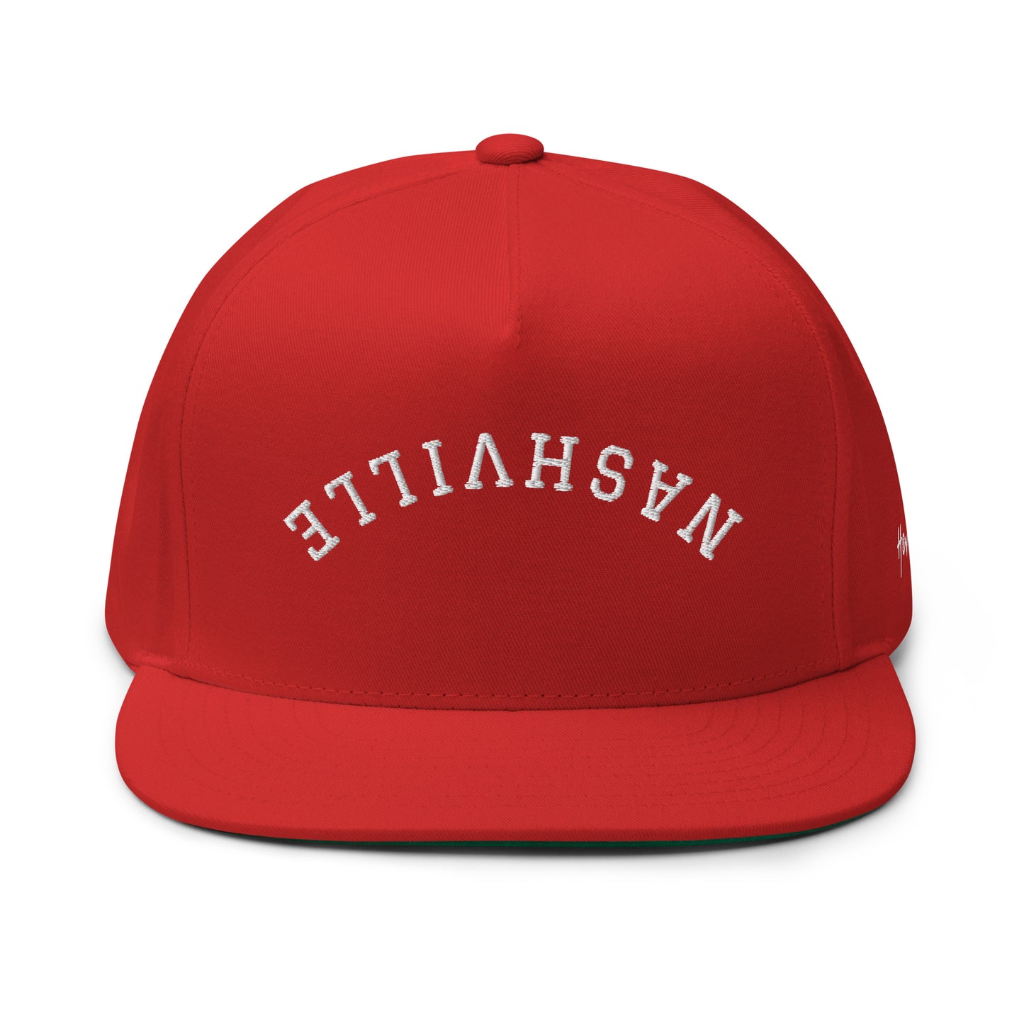 Nashville Upside Down Arch 5 Panel A-Frame Snapback Hat