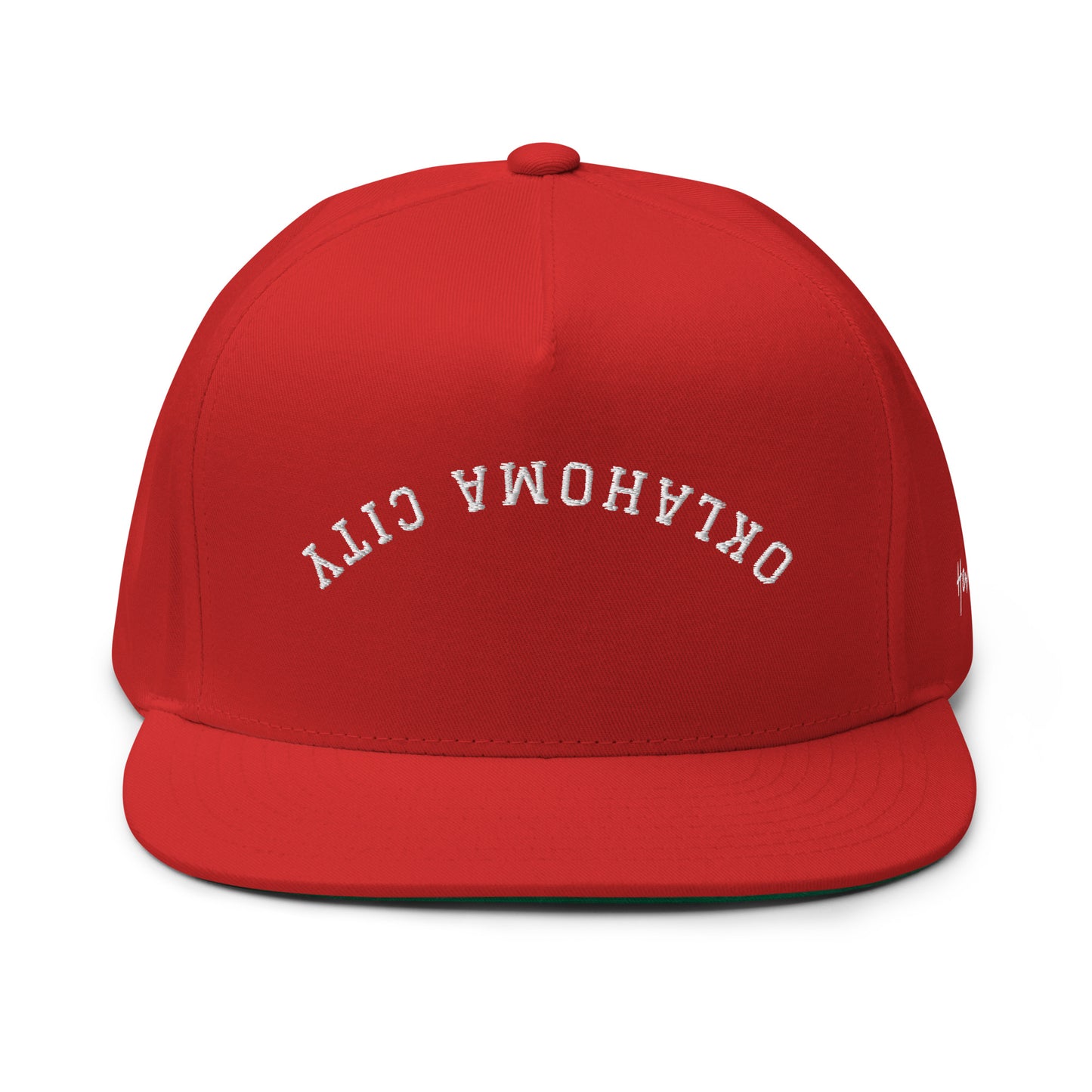 Oklahoma City Upside Down Arch 5 Panel A-Frame Snapback Hat