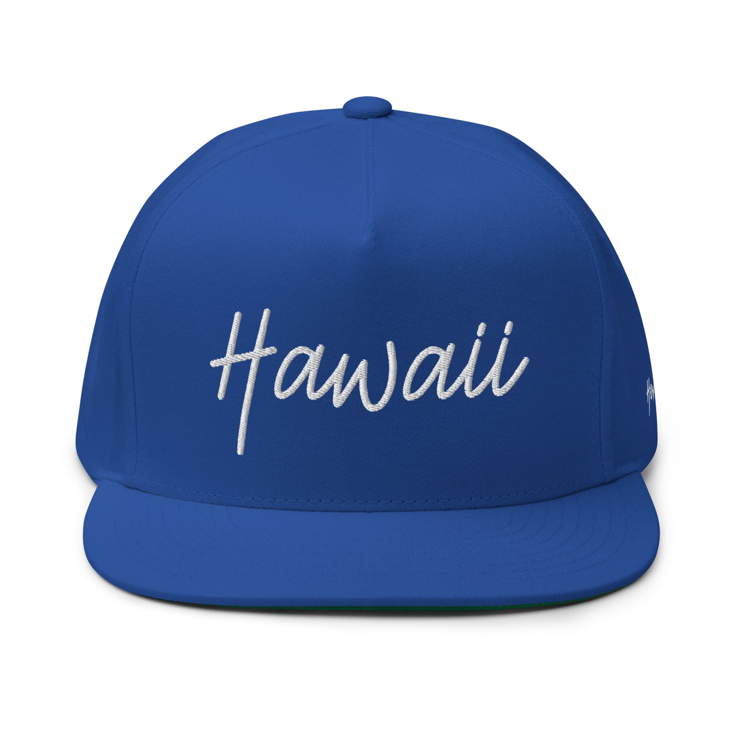 Hawaii Retro Script 5 Panel A-Frame Snapback Hat