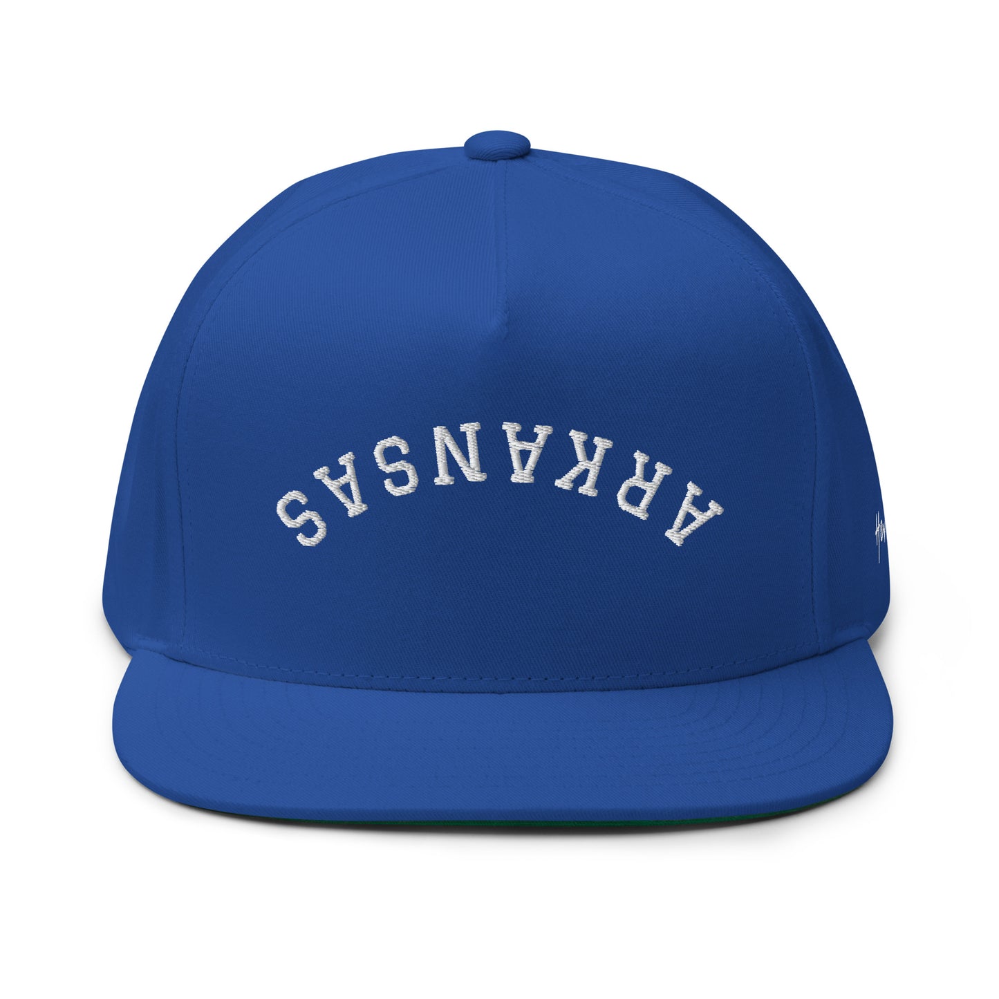 Arkansas Upside Down Arch 5 Panel A-Frame Snapback Hat