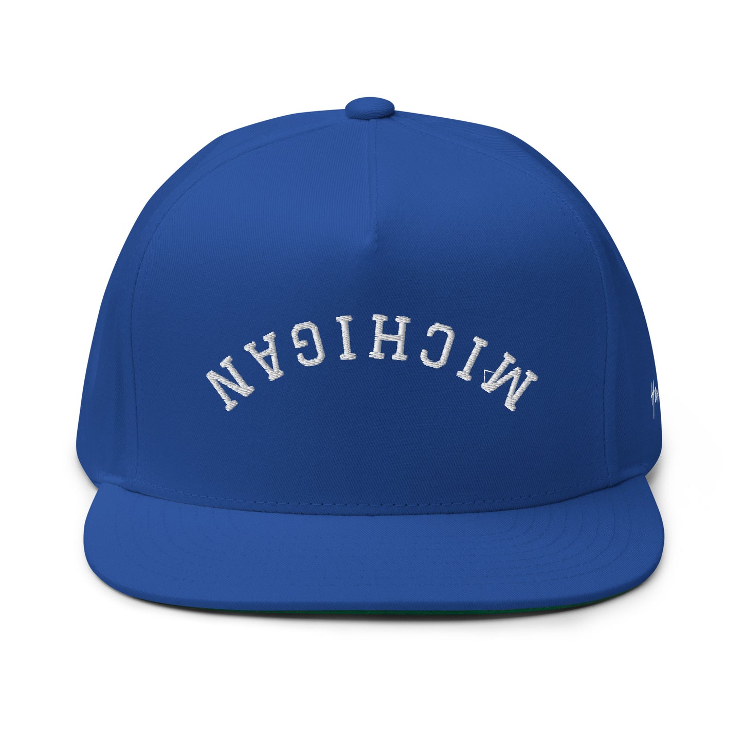 Michigan Upside Down Arch 5 Panel A-Frame Snapback Hat