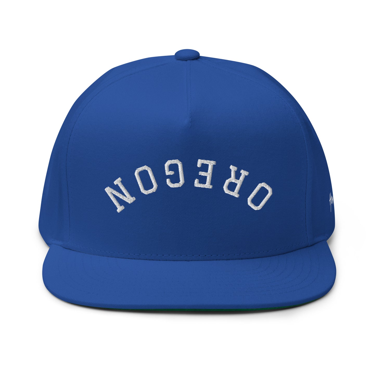 Oregon Upside Down Arch 5 Panel A-Frame Snapback Hat