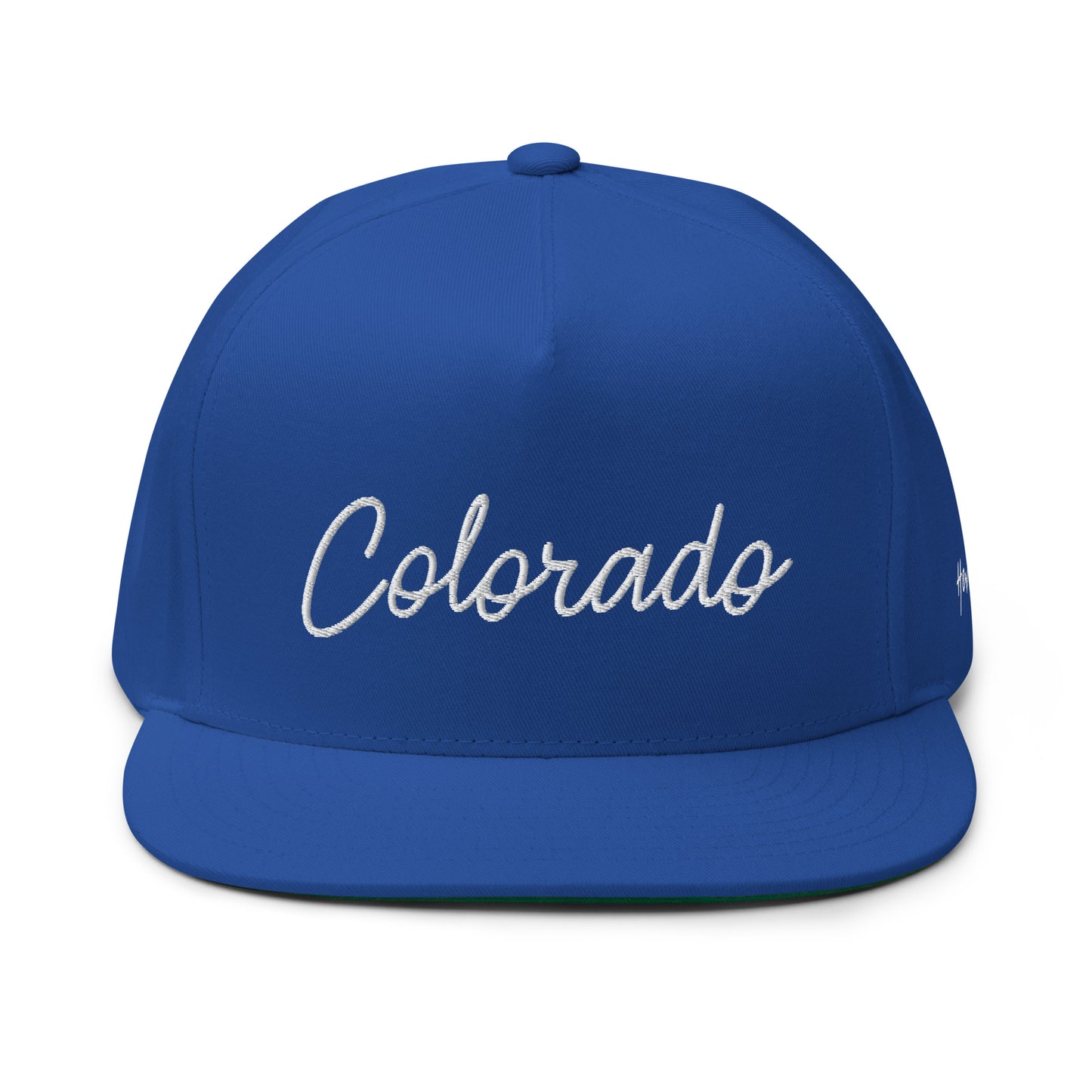 Colorado Retro Script 5 Panel A-Frame Snapback Hat