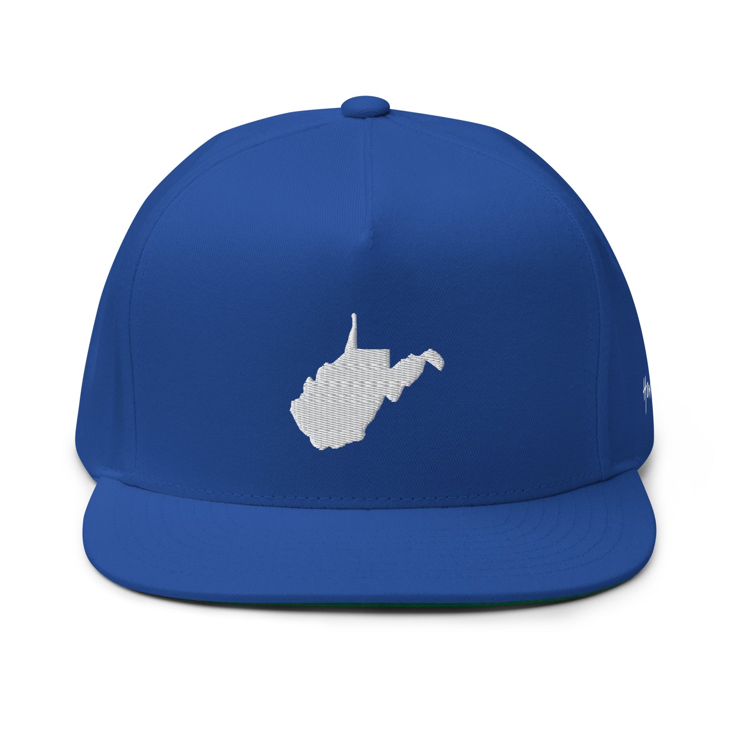 West Virginia State Silhouette 5 Panel A-Frame Snapback Hat