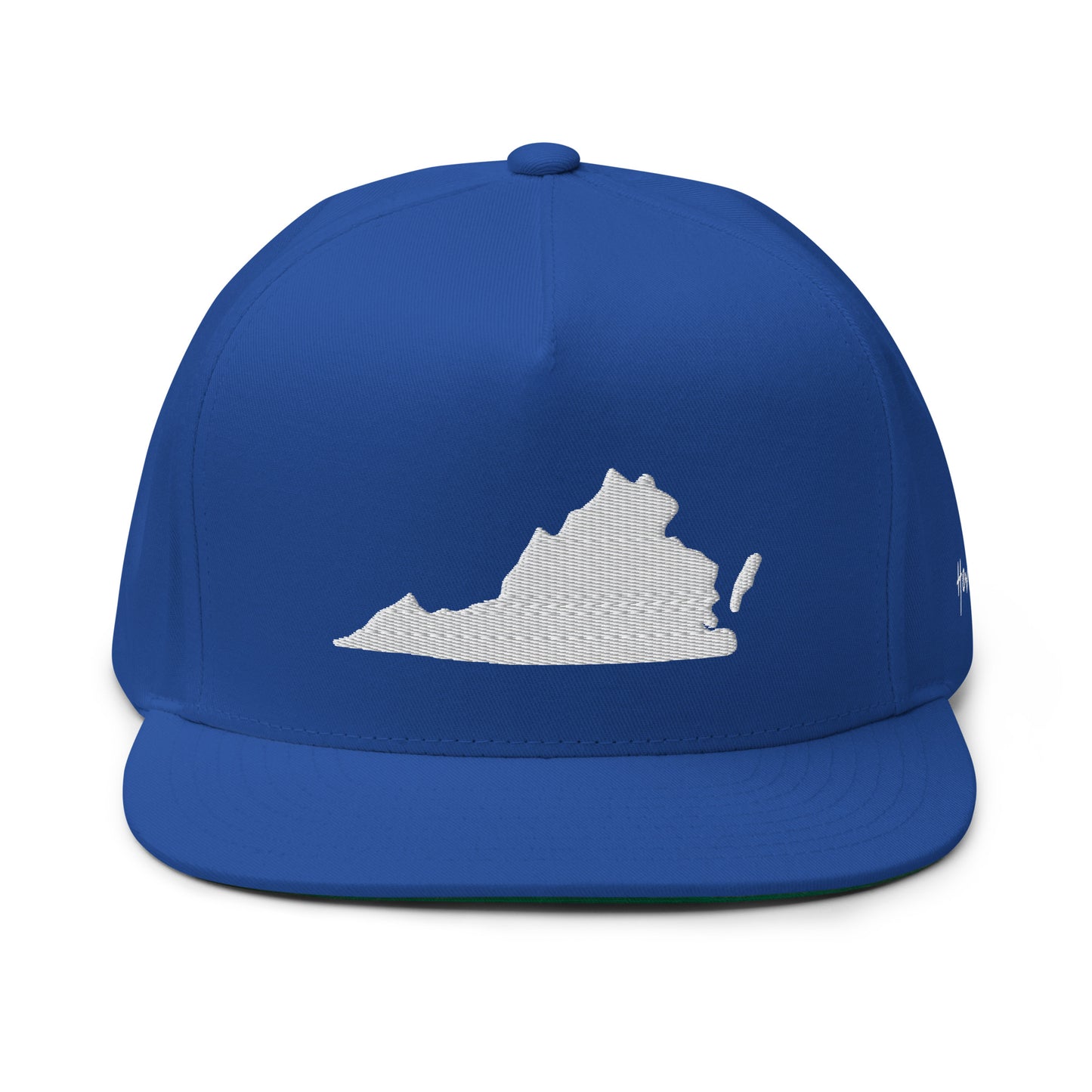 Virginia State Silhouette 5 Panel A-Frame Snapback Hat