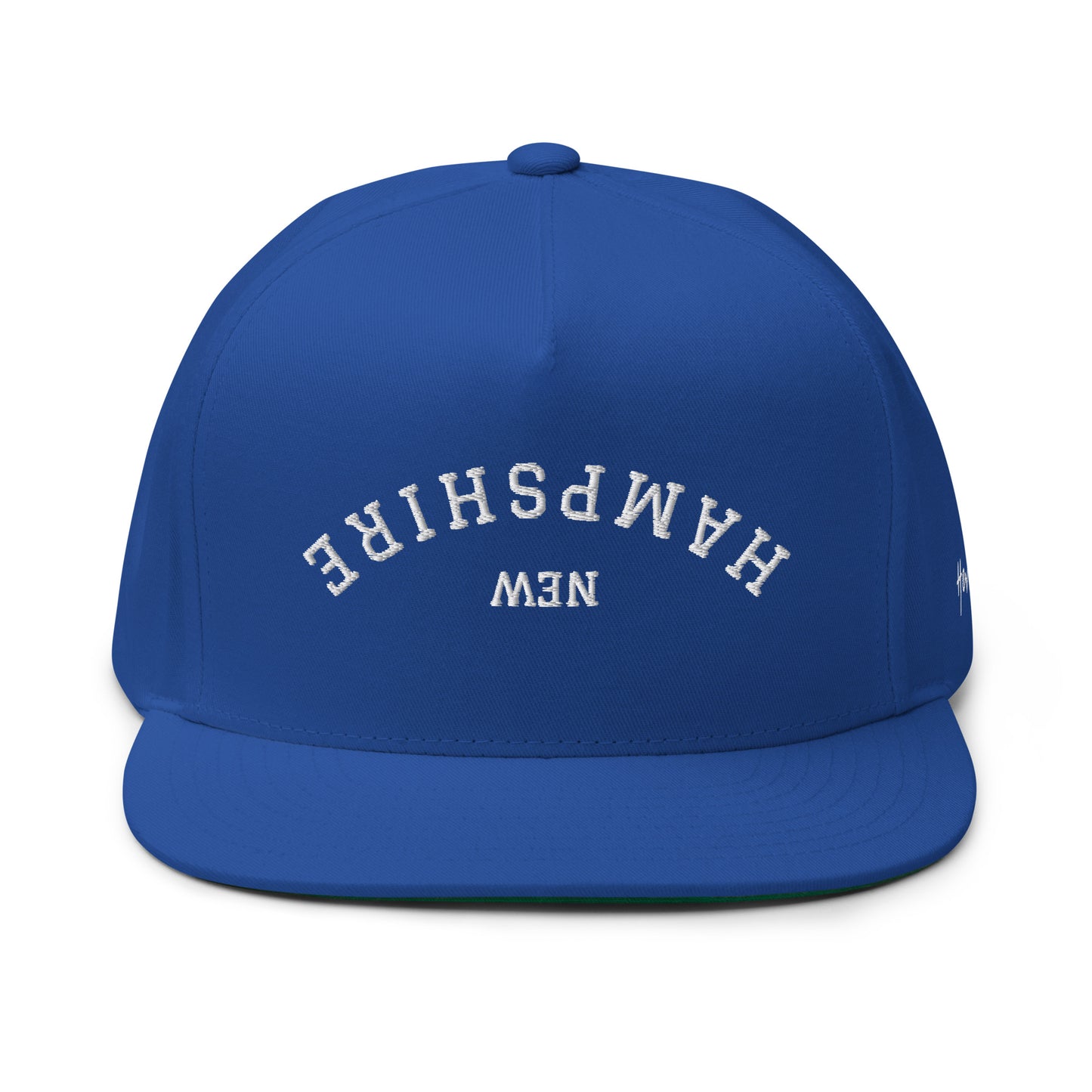New Hampshire Upside Down Arch 5 Panel A-Frame Snapback Hat