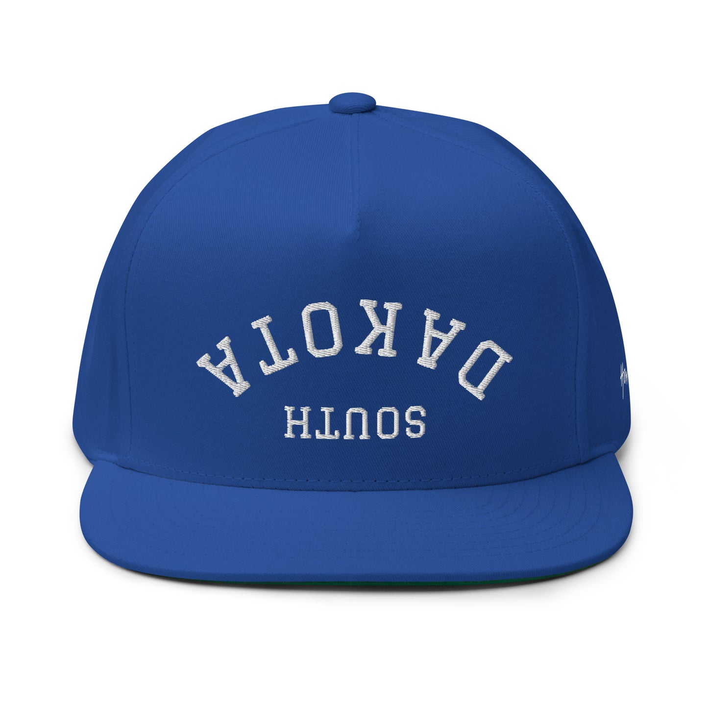 South Dakota Upside Down Arch 5 Panel A-Frame Snapback Hat