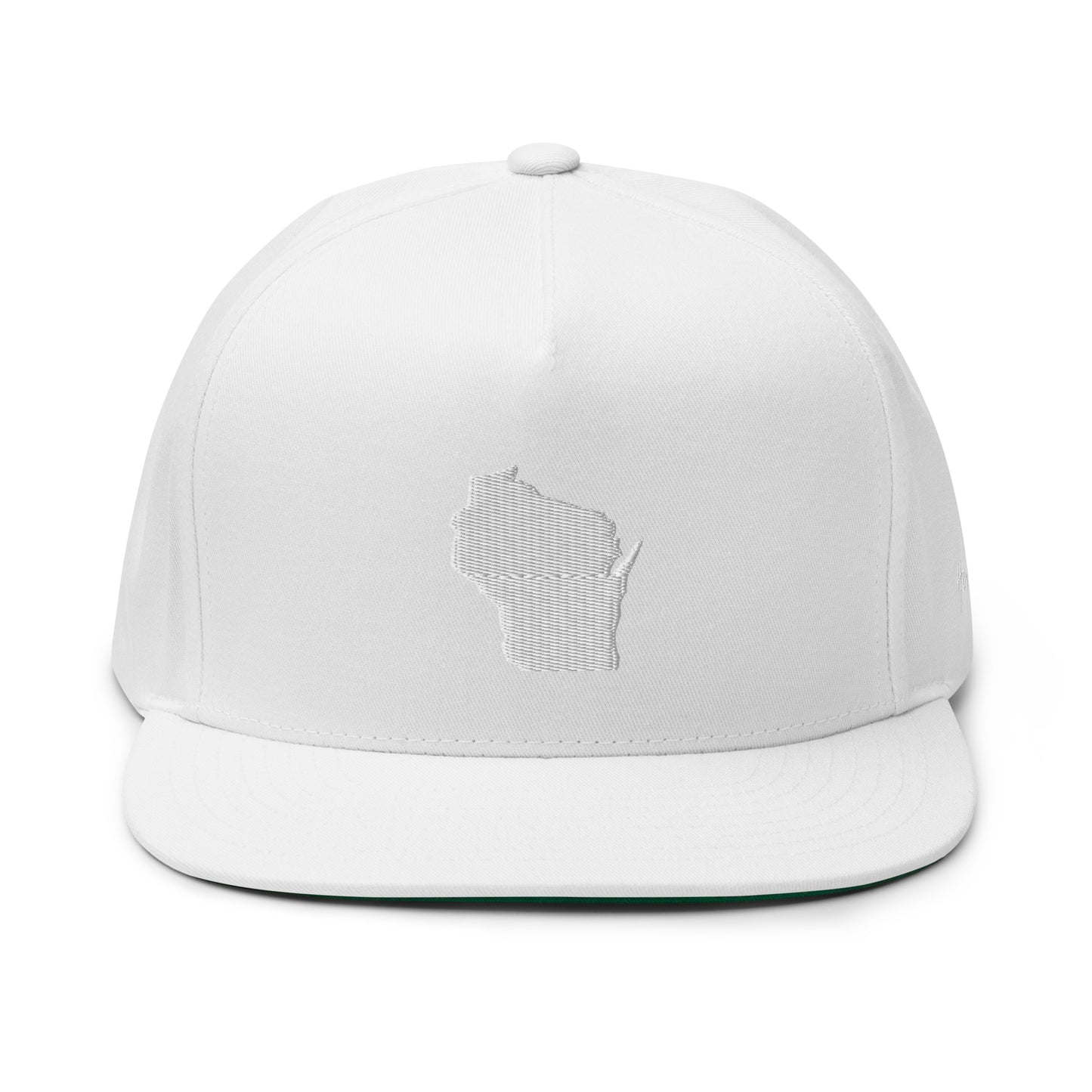 Wisconsin State Silhouette 5 Panel A-Frame Snapback Hat