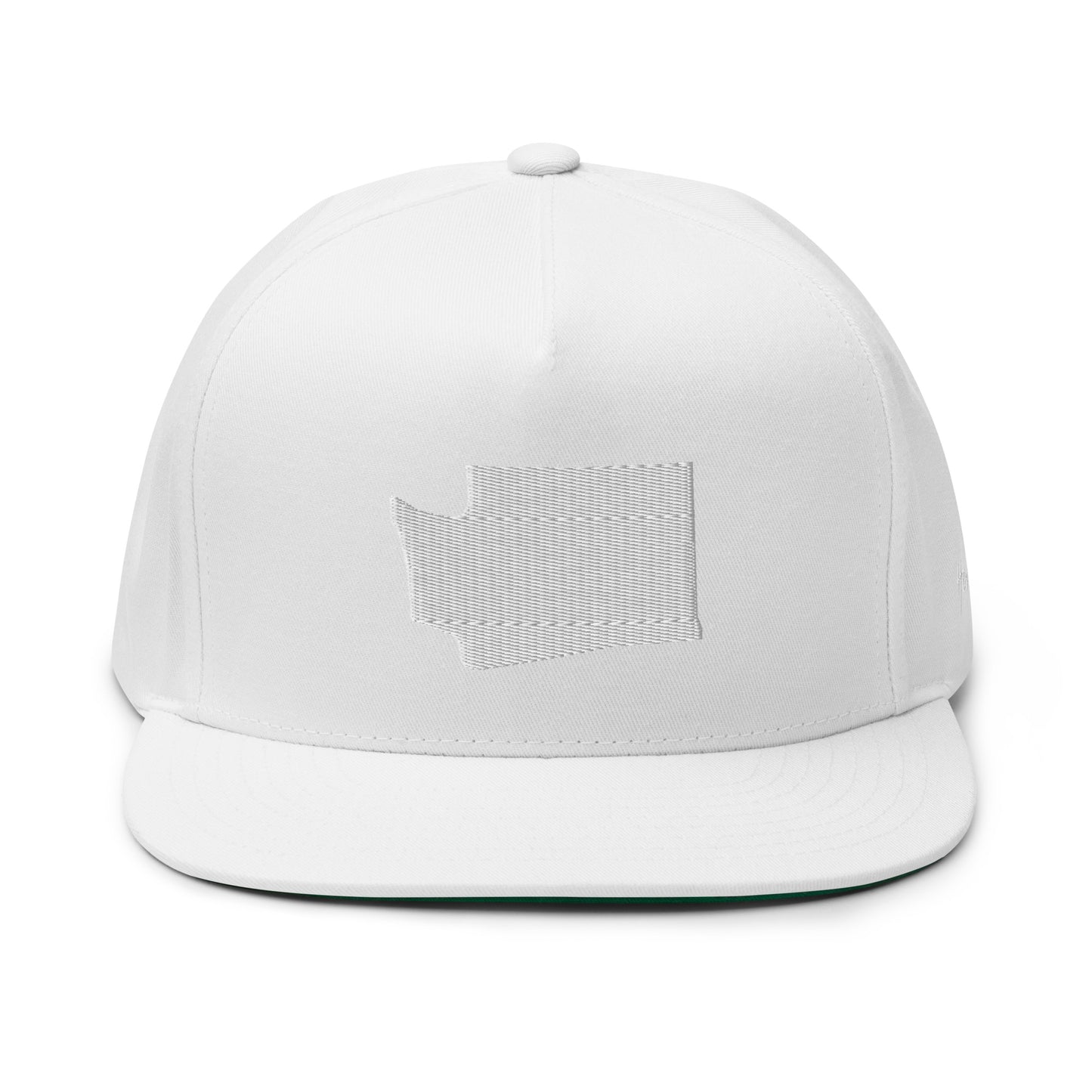 Washington State Silhouette 5 Panel A-Frame Snapback Hat