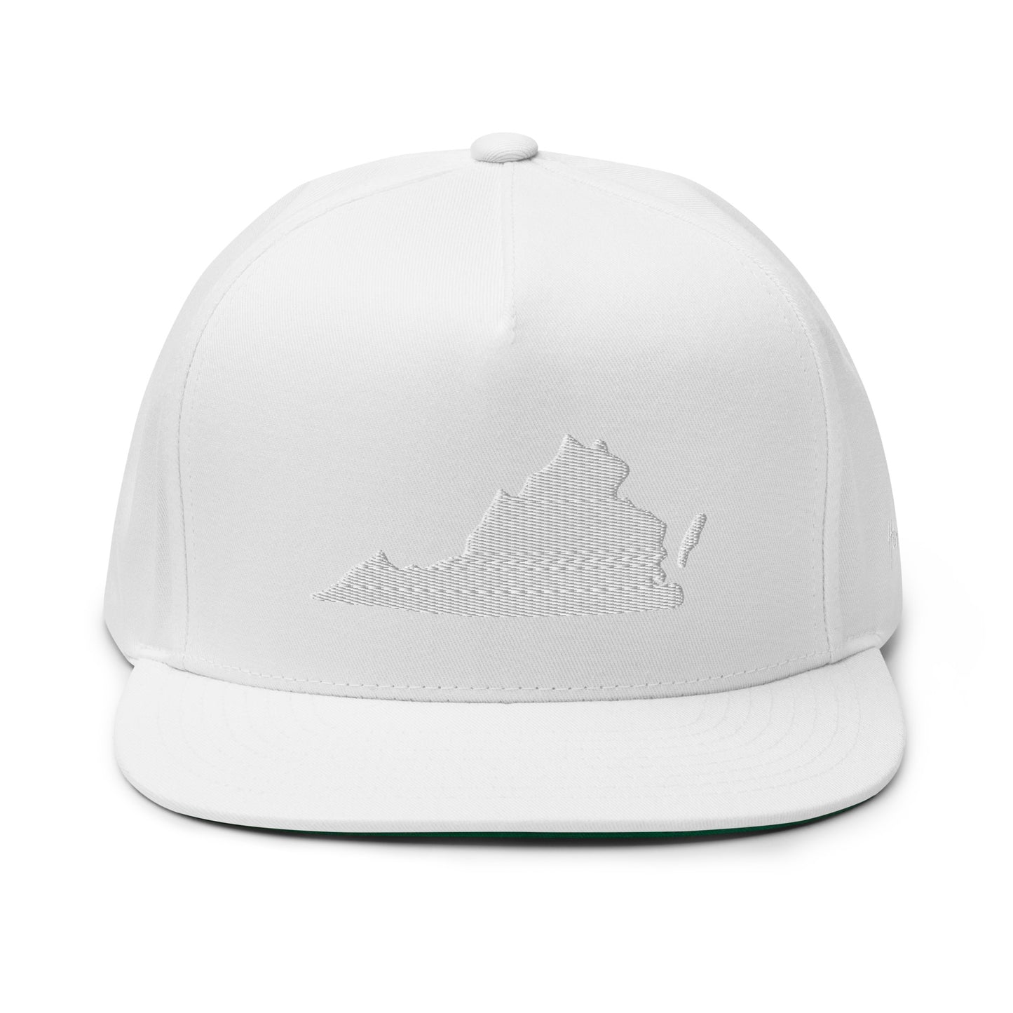 Virginia State Silhouette 5 Panel A-Frame Snapback Hat