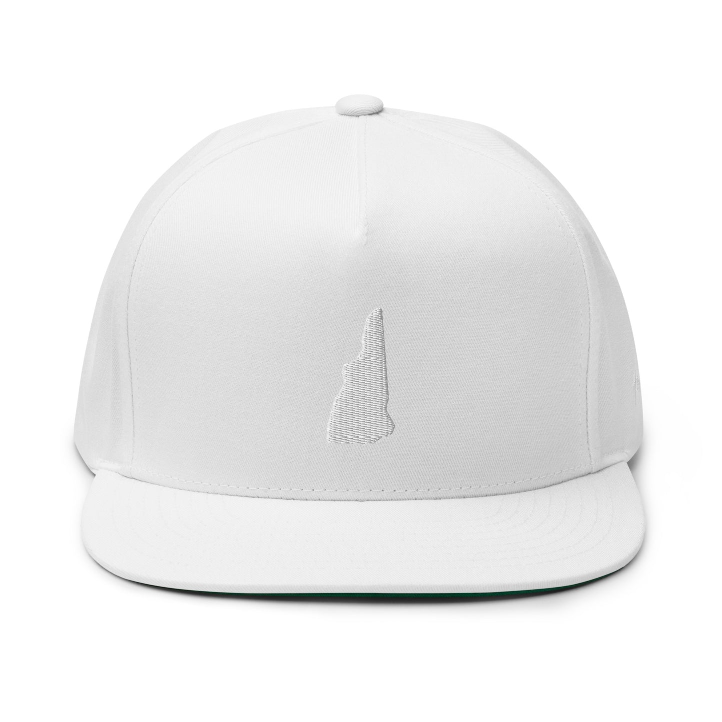New Hampshire State Silhouette 5 Panel A-Frame Snapback Hat