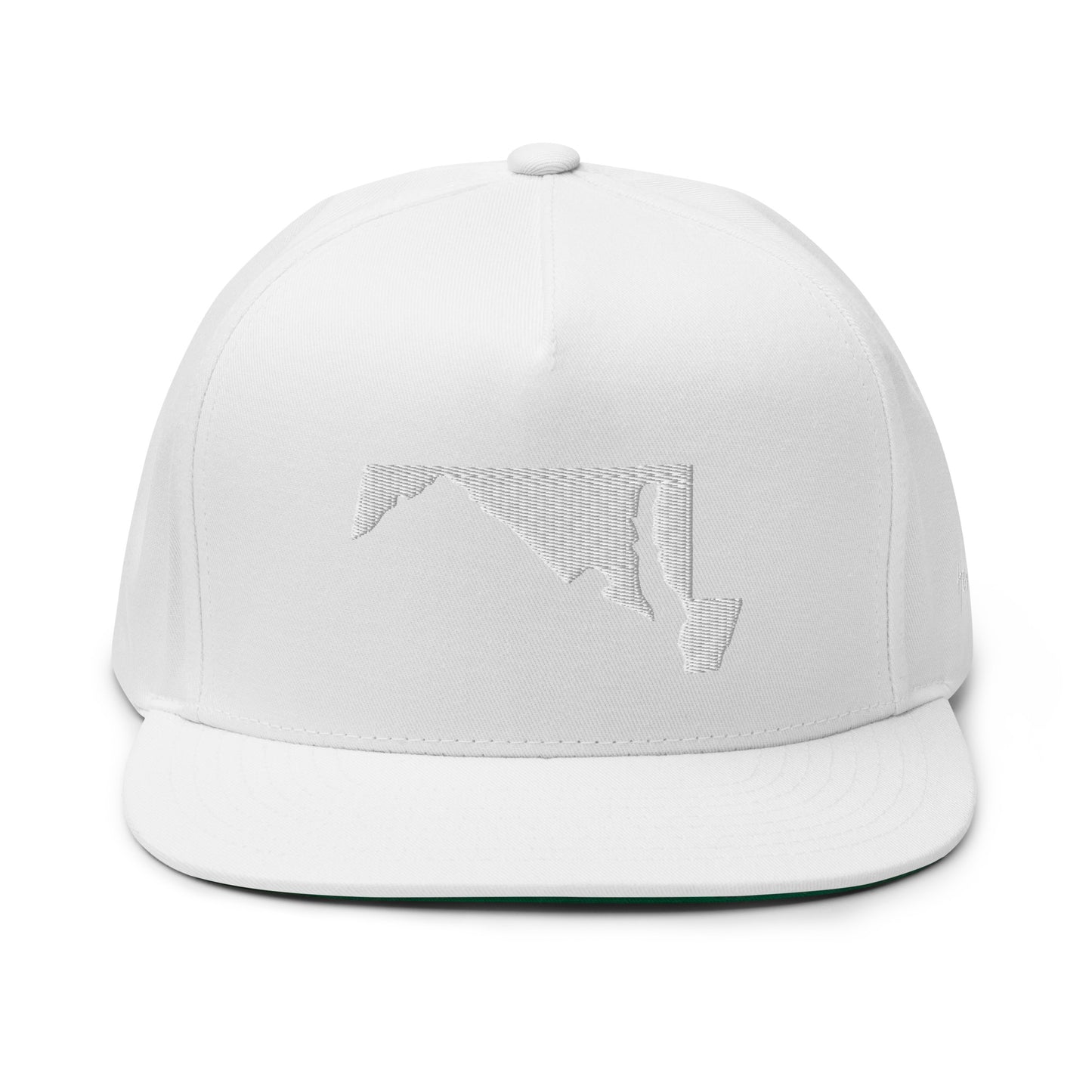 Maryland State Silhouette 5 Panel A-Frame Snapback Hat