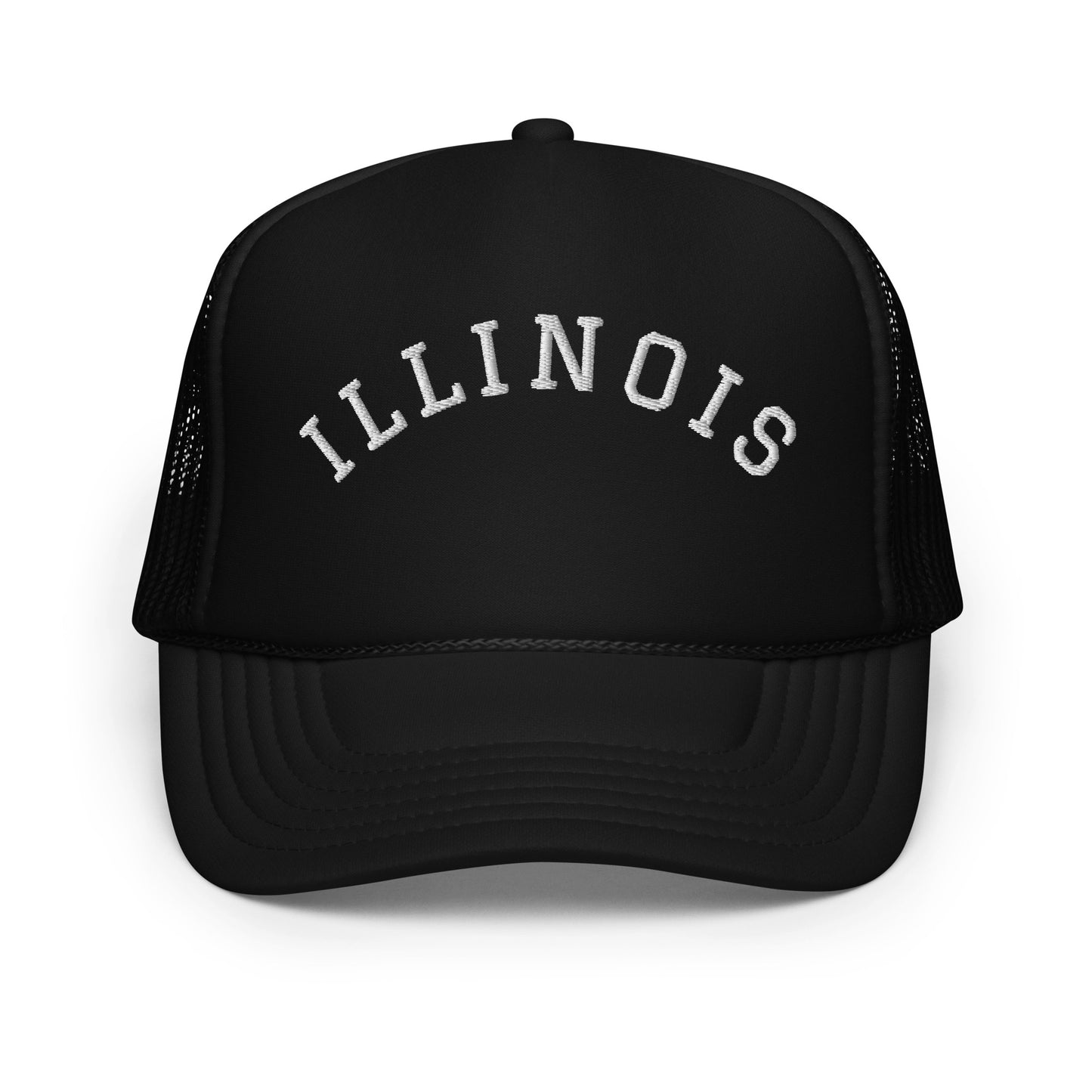 Illinois Arch Foam 5 Panel A-Frame Snapback Trucker Hat