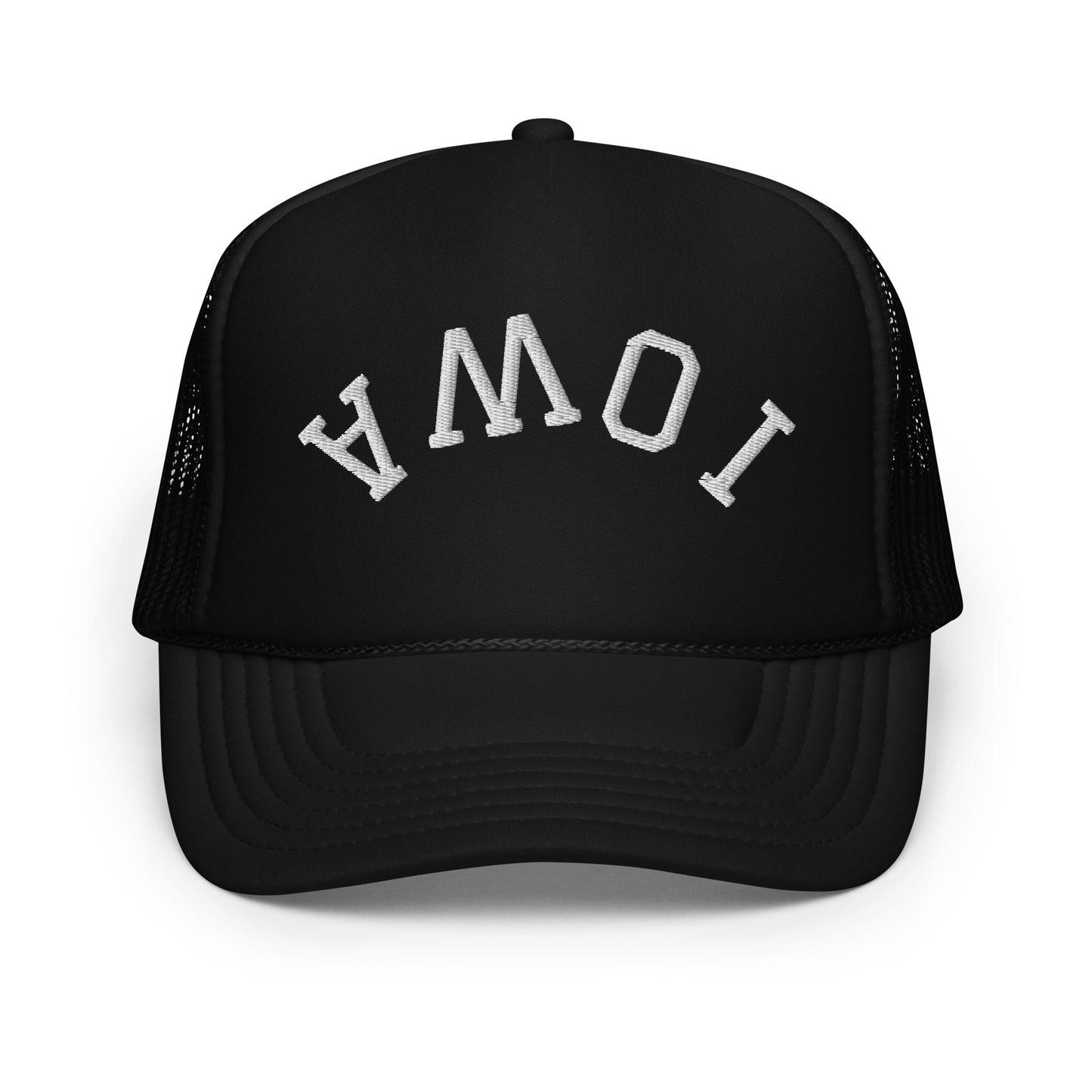 Iowa Upside Down Arch Foam 5 Panel A-Frame Snapback Trucker Hat
