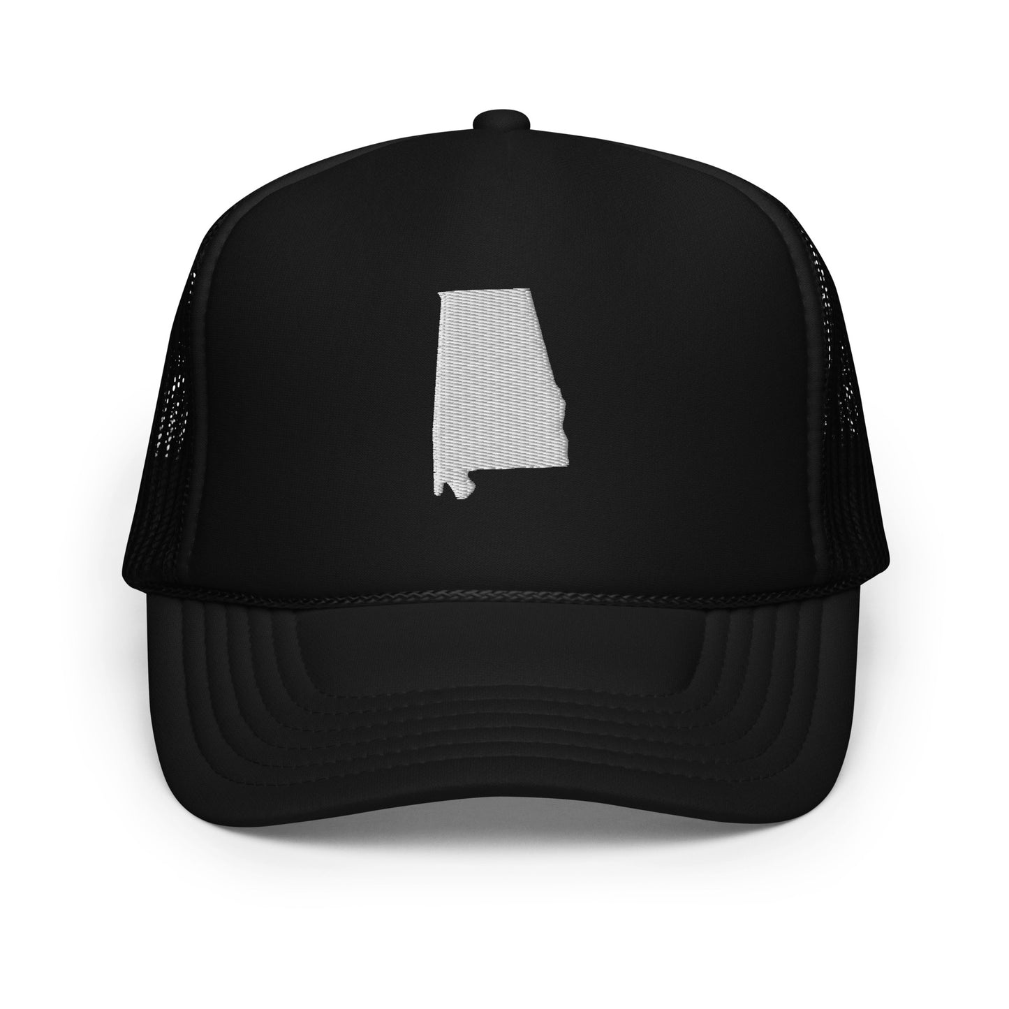 Alabama State Silhouette Foam 5 Panel A-Frame Snapback Trucker Hat