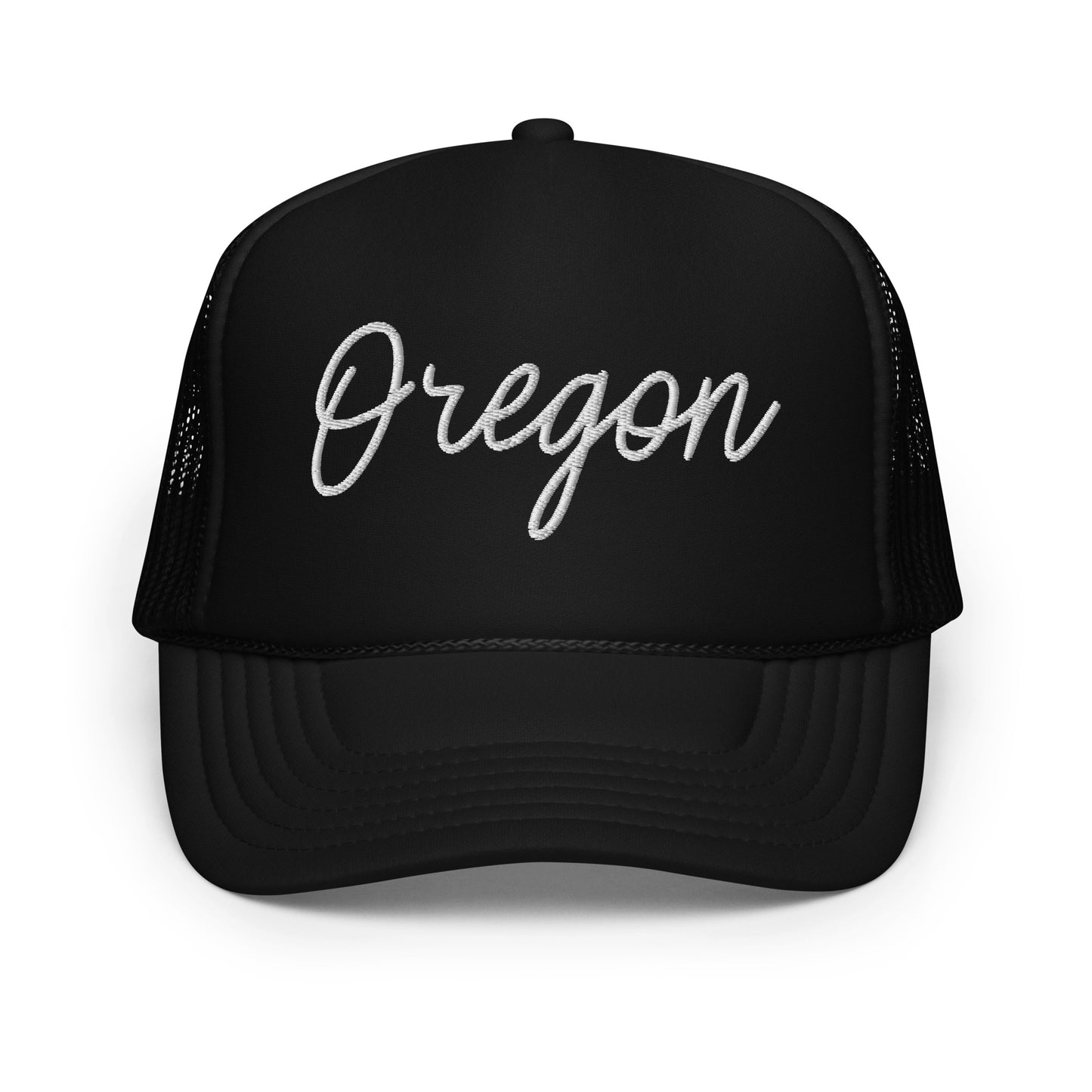 Oregon Retro Script Foam 5 Panel A-Frame Snapback Trucker Hat