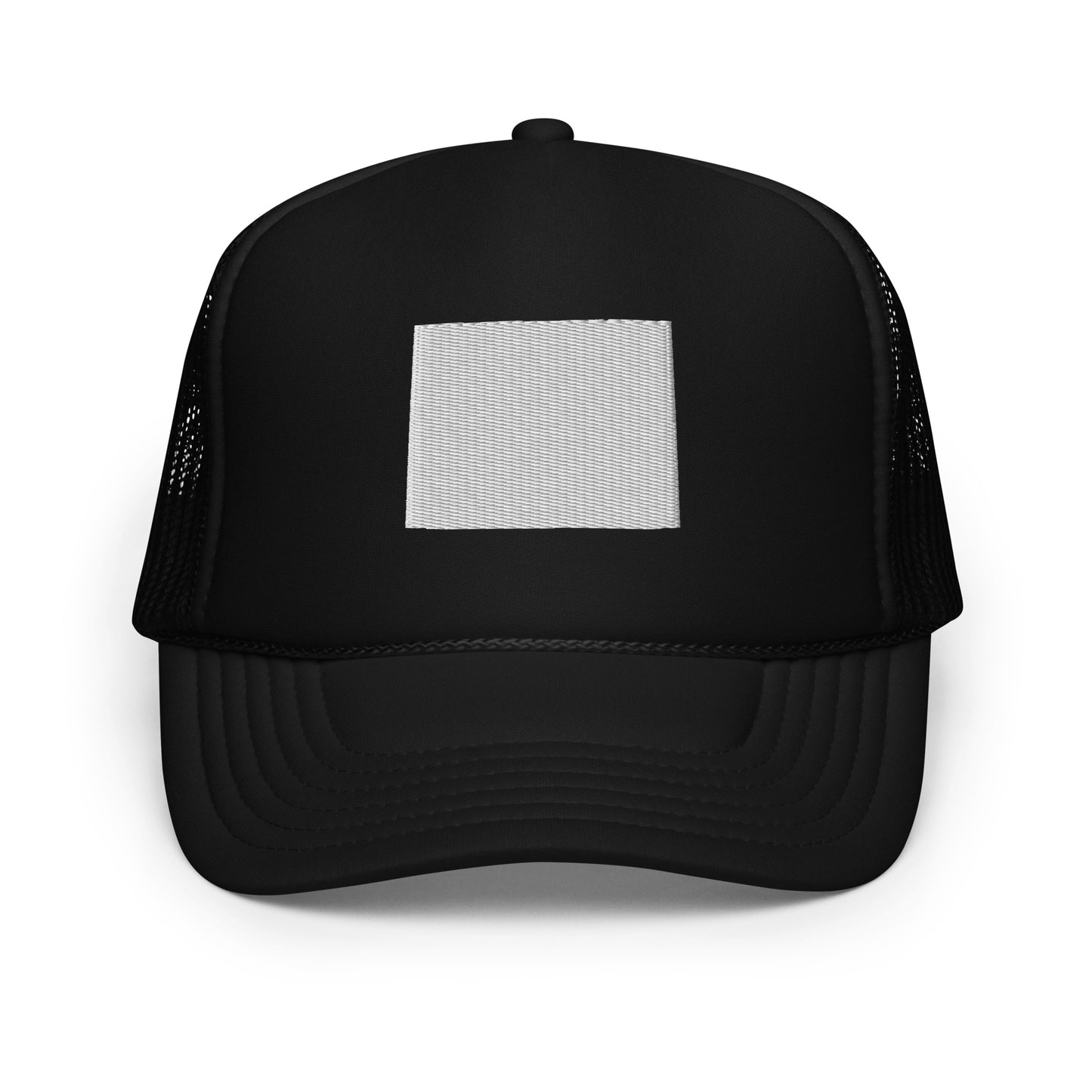Wyoming State Silhouette Foam 5 Panel A-Frame Snapback Trucker Hat