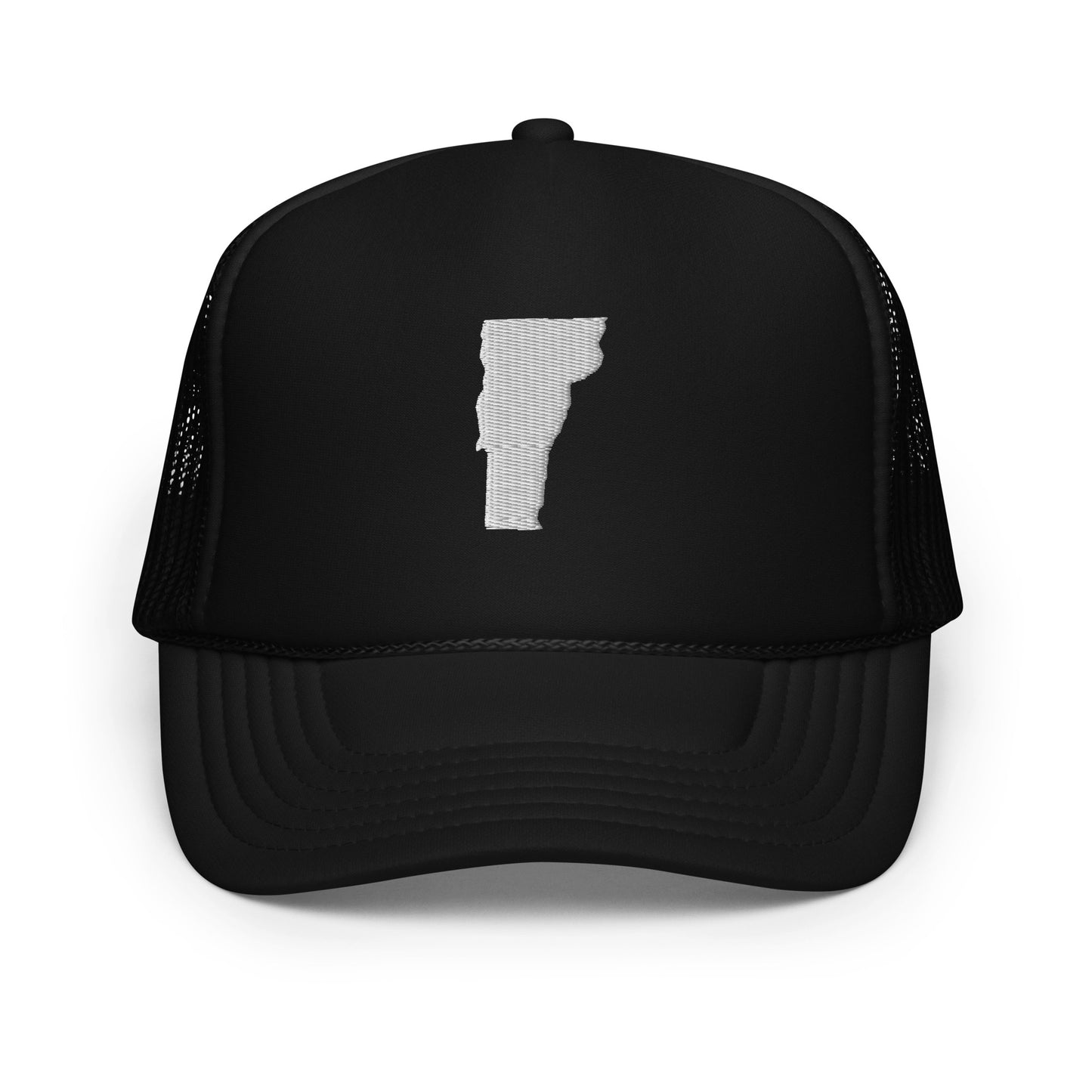 Vermont State Silhouette Foam 5 Panel A-Frame Snapback Trucker Hat