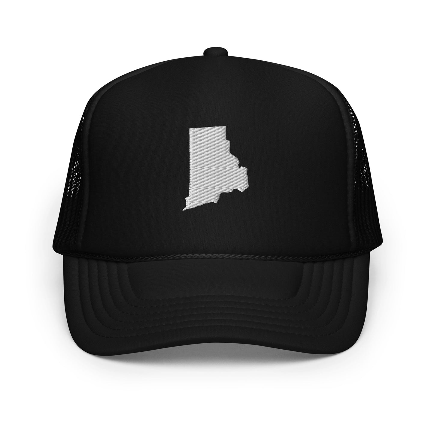 Rhode Island State Silhouette Foam 5 Panel A-Frame Snapback Trucker Hat