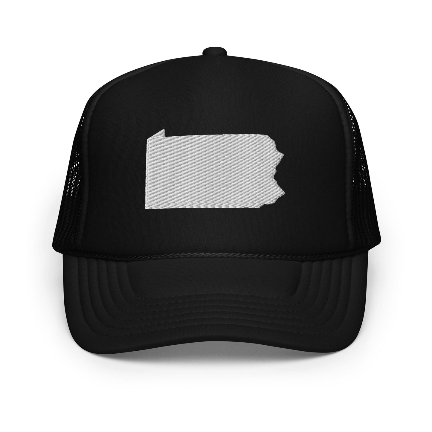Pennsylvania State Silhouette Foam 5 Panel A-Frame Snapback Trucker Hat
