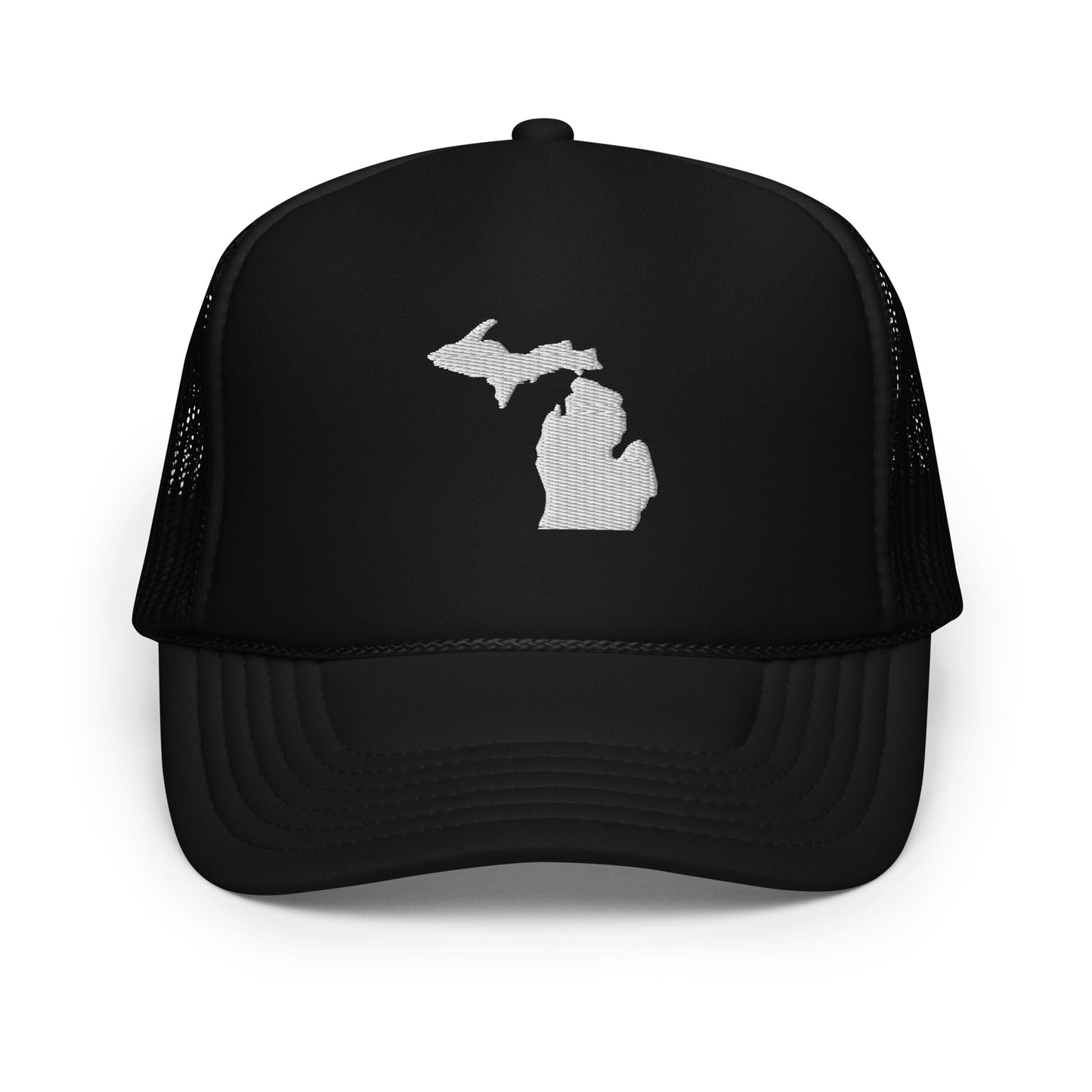 Michigan State Silhouette Foam 5 Panel A-Frame Snapback Trucker Hat