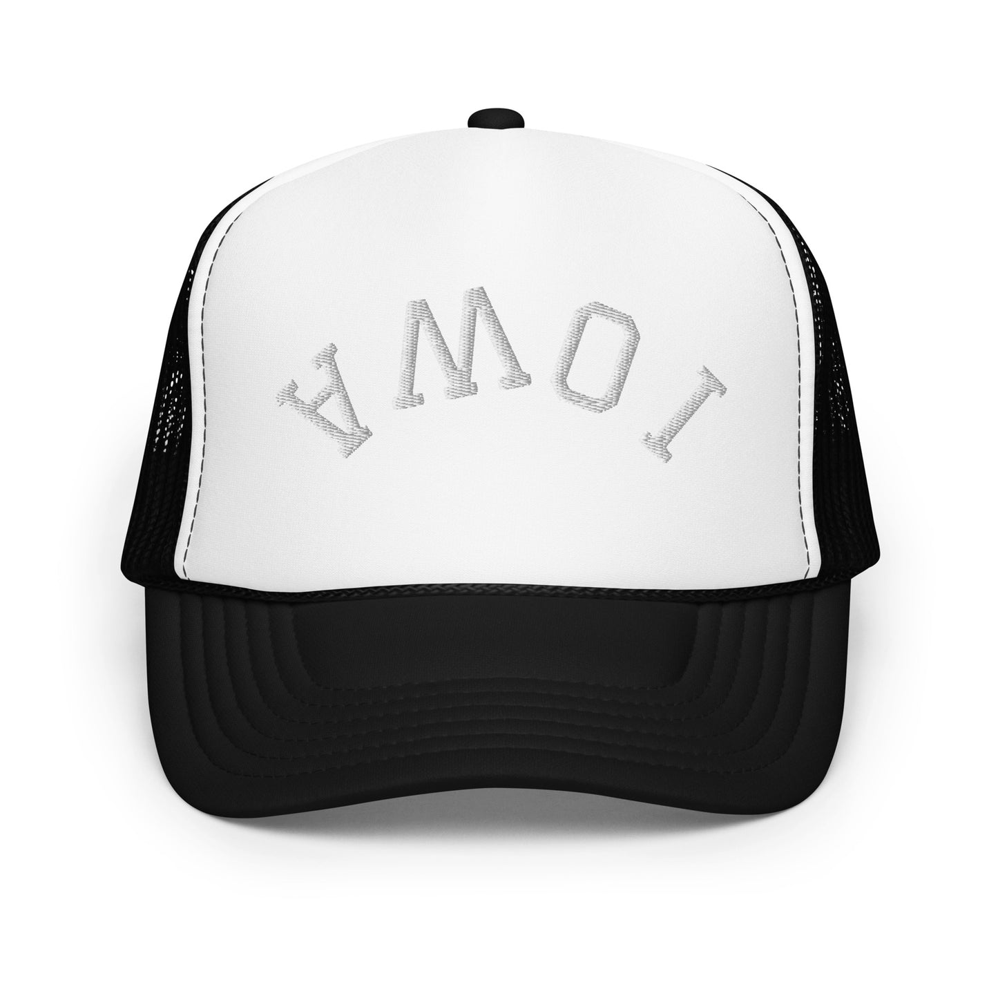 Iowa Upside Down Arch Foam 5 Panel A-Frame Snapback Trucker Hat