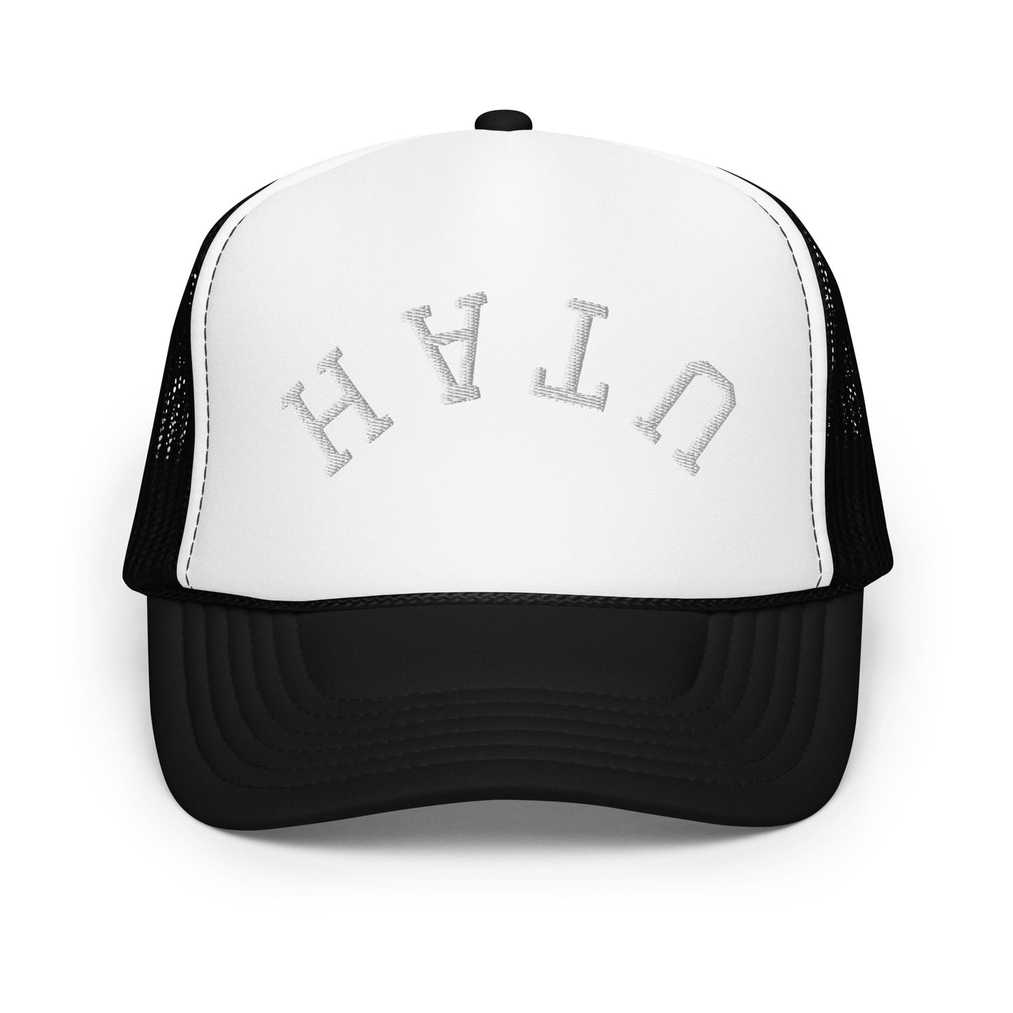 Utah Upside Down Arch Foam 5 Panel A-Frame Snapback Trucker Hat