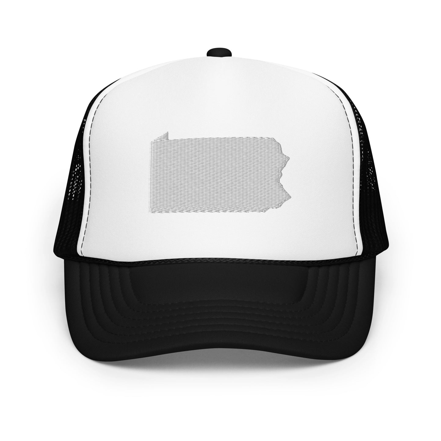 Pennsylvania State Silhouette Foam 5 Panel A-Frame Snapback Trucker Hat