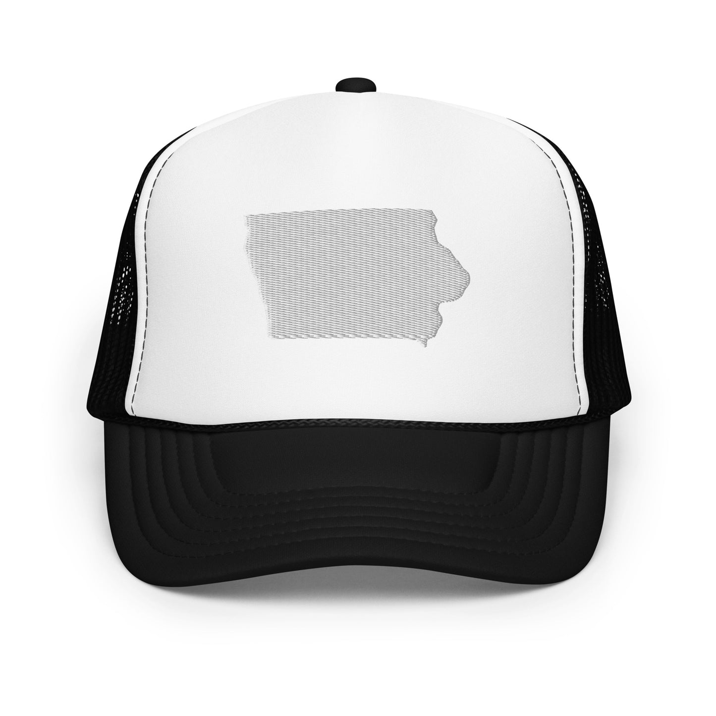 Iowa State Silhouette Foam 5 Panel A-Frame Snapback Trucker Hat