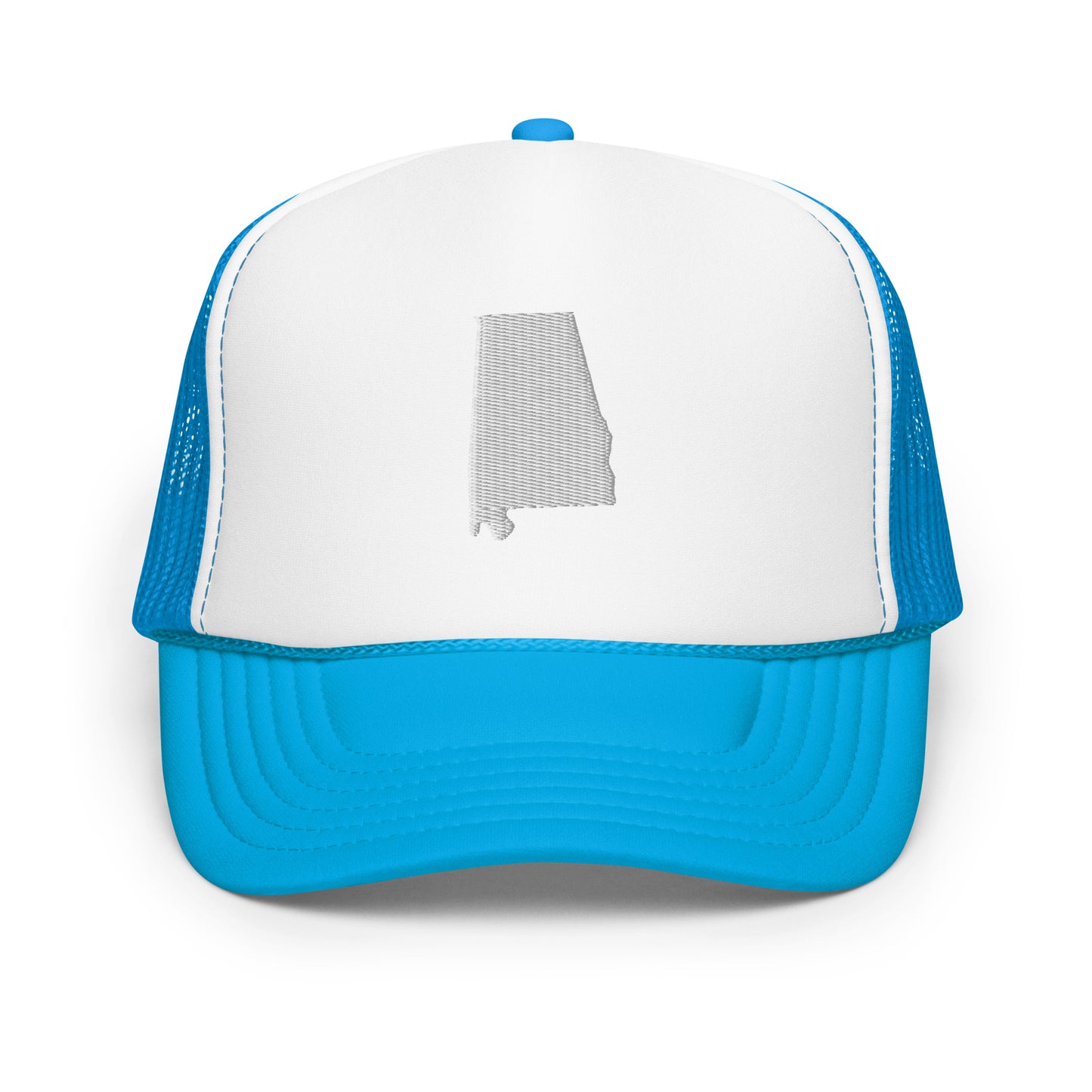 Alabama State Silhouette Foam 5 Panel A-Frame Snapback Trucker Hat