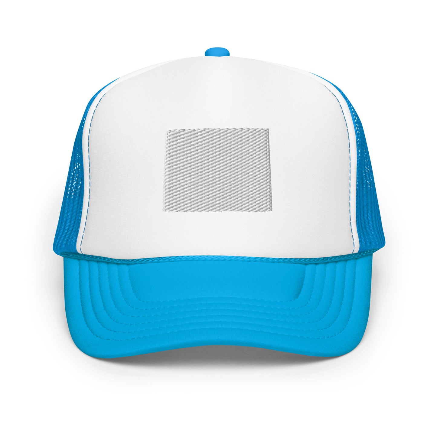 Wyoming State Silhouette Foam 5 Panel A-Frame Snapback Trucker Hat