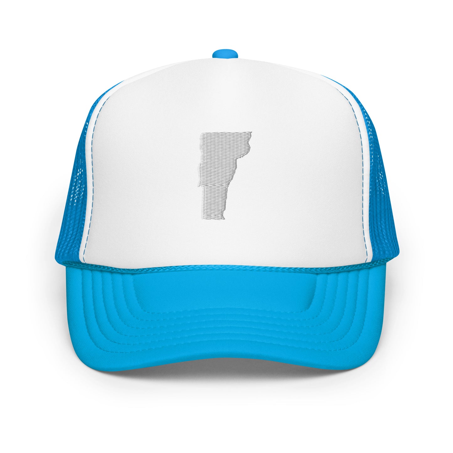 Vermont State Silhouette Foam 5 Panel A-Frame Snapback Trucker Hat