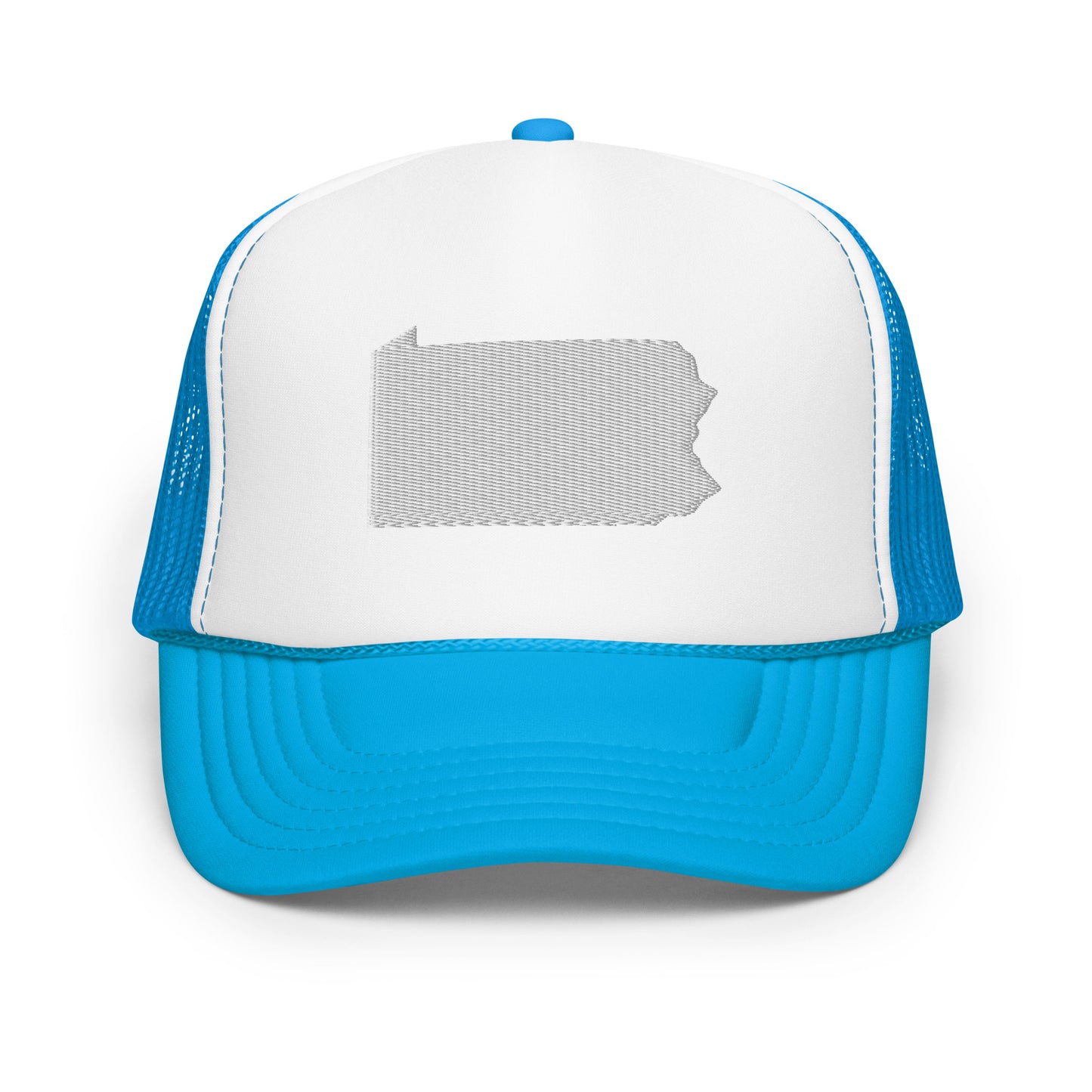 Pennsylvania State Silhouette Foam 5 Panel A-Frame Snapback Trucker Hat