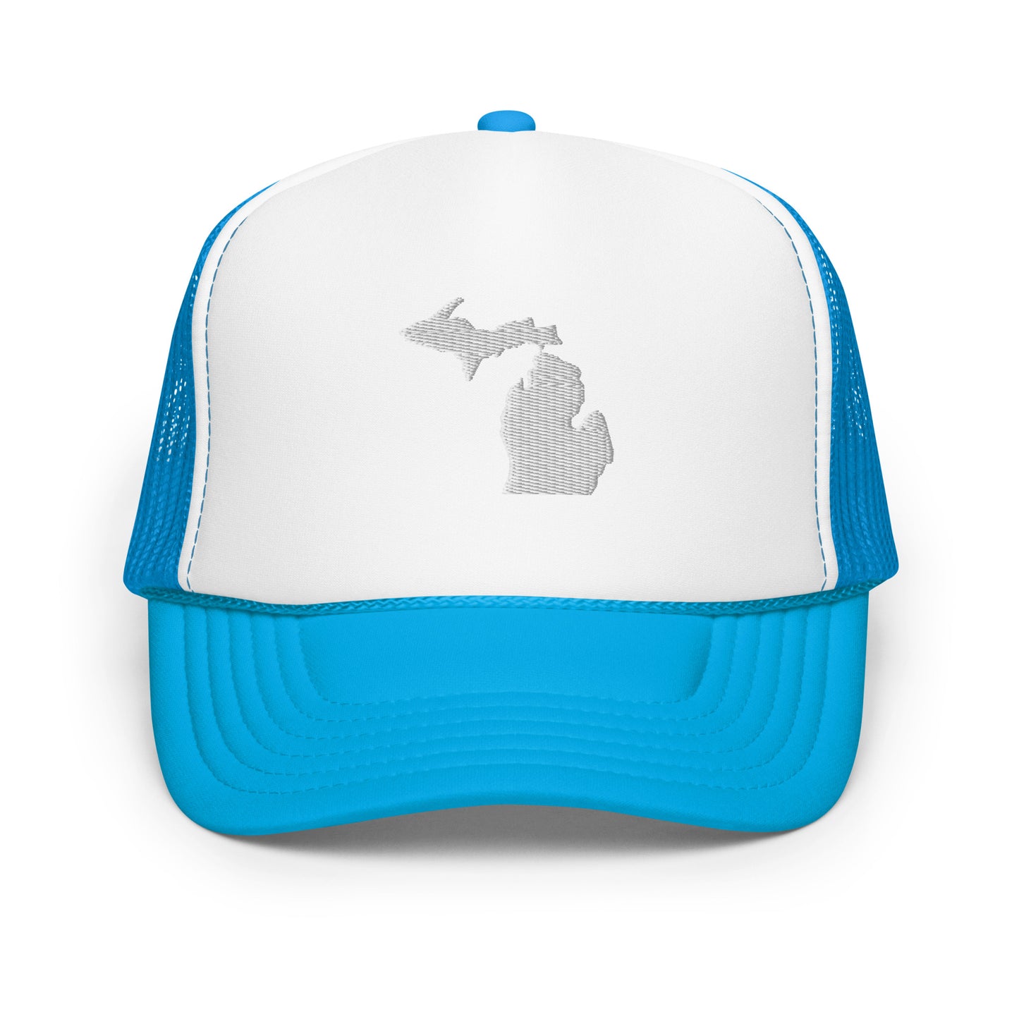 Michigan State Silhouette Foam 5 Panel A-Frame Snapback Trucker Hat