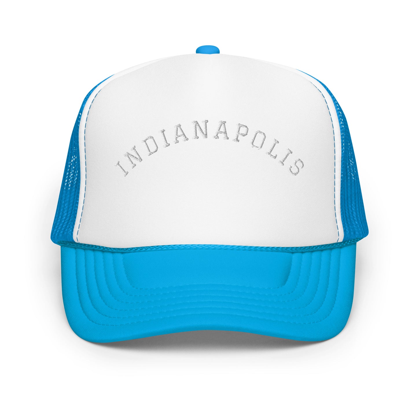 Indianapolis Arch Foam 5 Panel A-Frame Snapback Trucker Hat