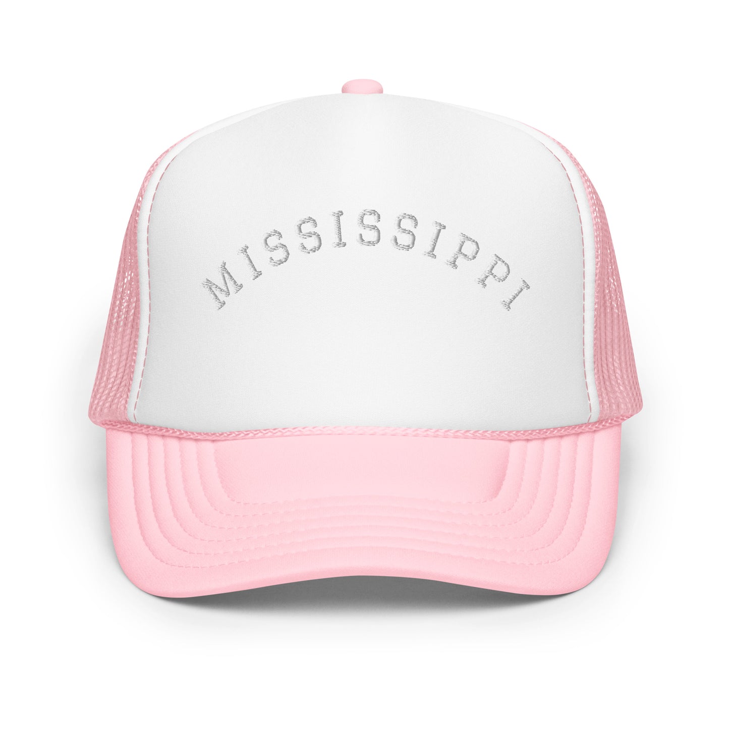 Mississippi Arch Foam 5 Panel A-Frame Snapback Trucker Hat