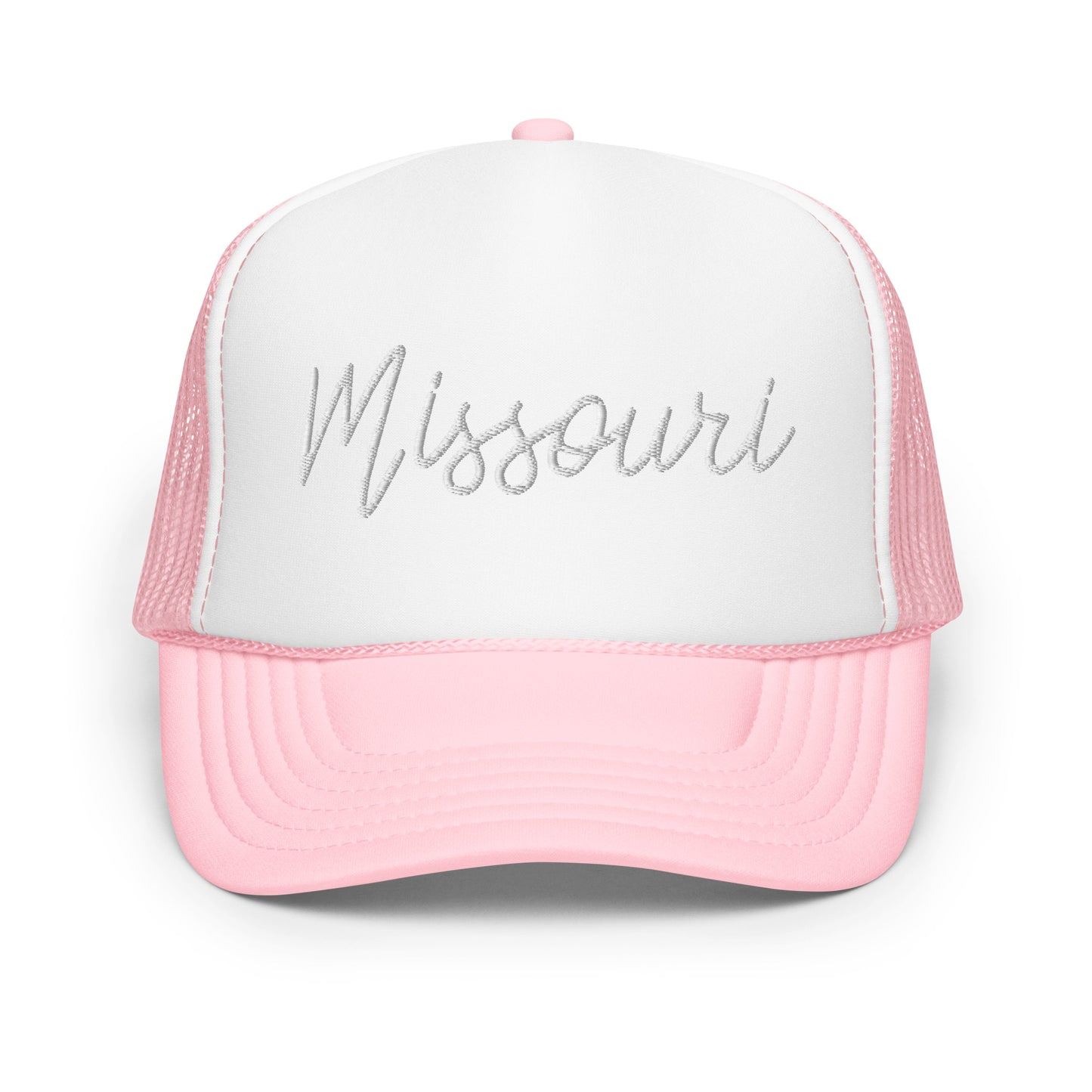 Missouri Retro Script Foam 5 Panel A-Frame Snapback Trucker Hat