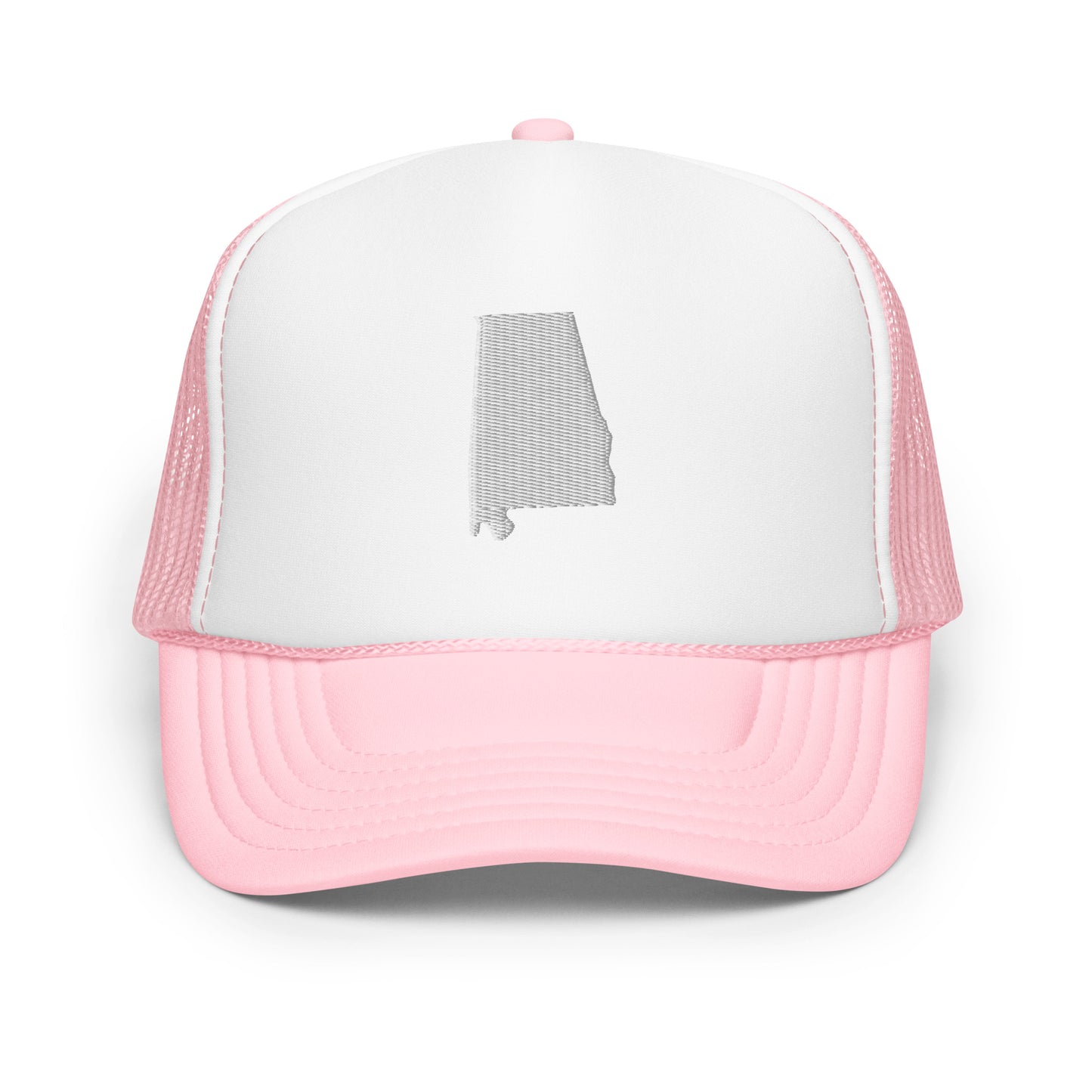Alabama State Silhouette Foam 5 Panel A-Frame Snapback Trucker Hat