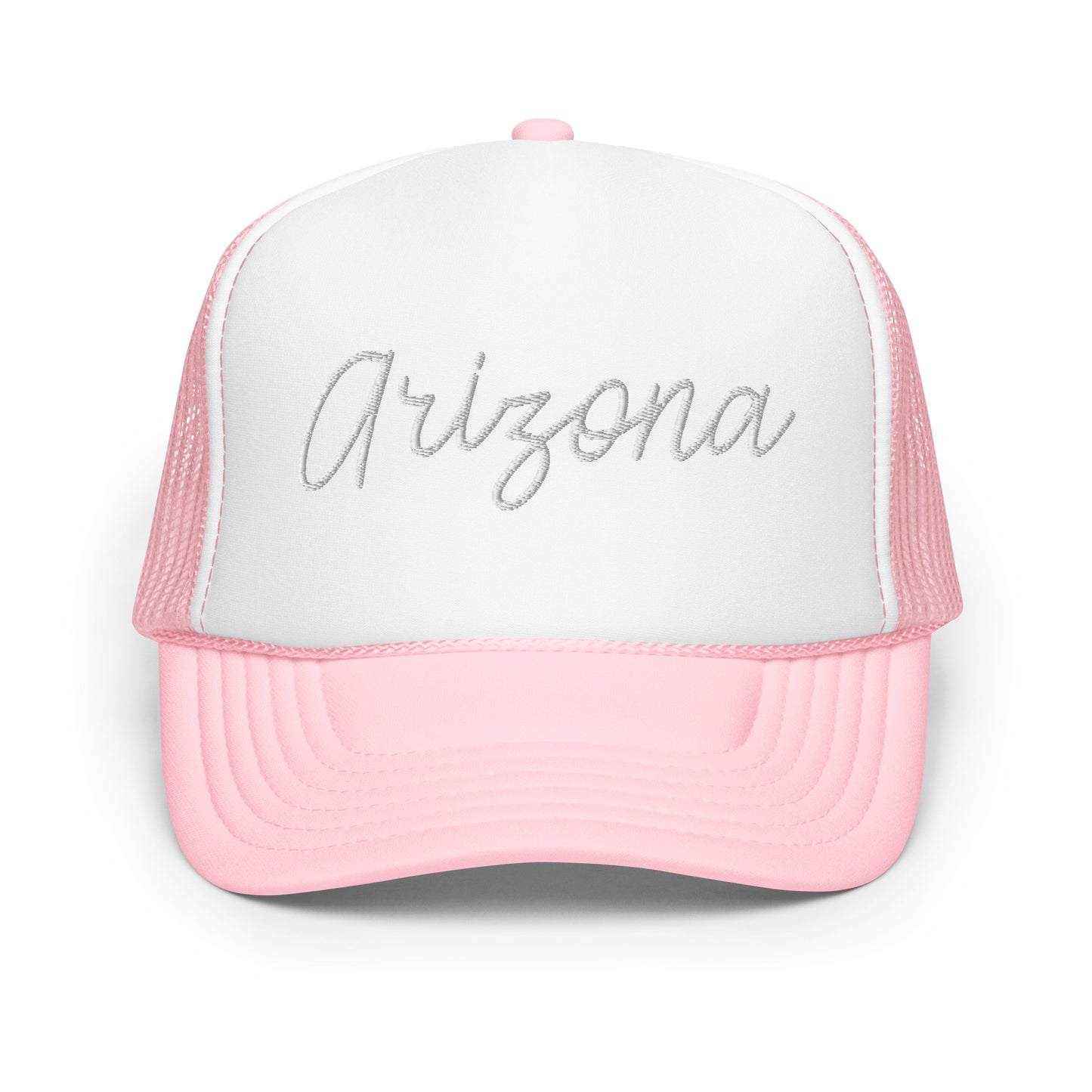 Arizona Retro Script Foam 5 Panel A-Frame Snapback Trucker Hat