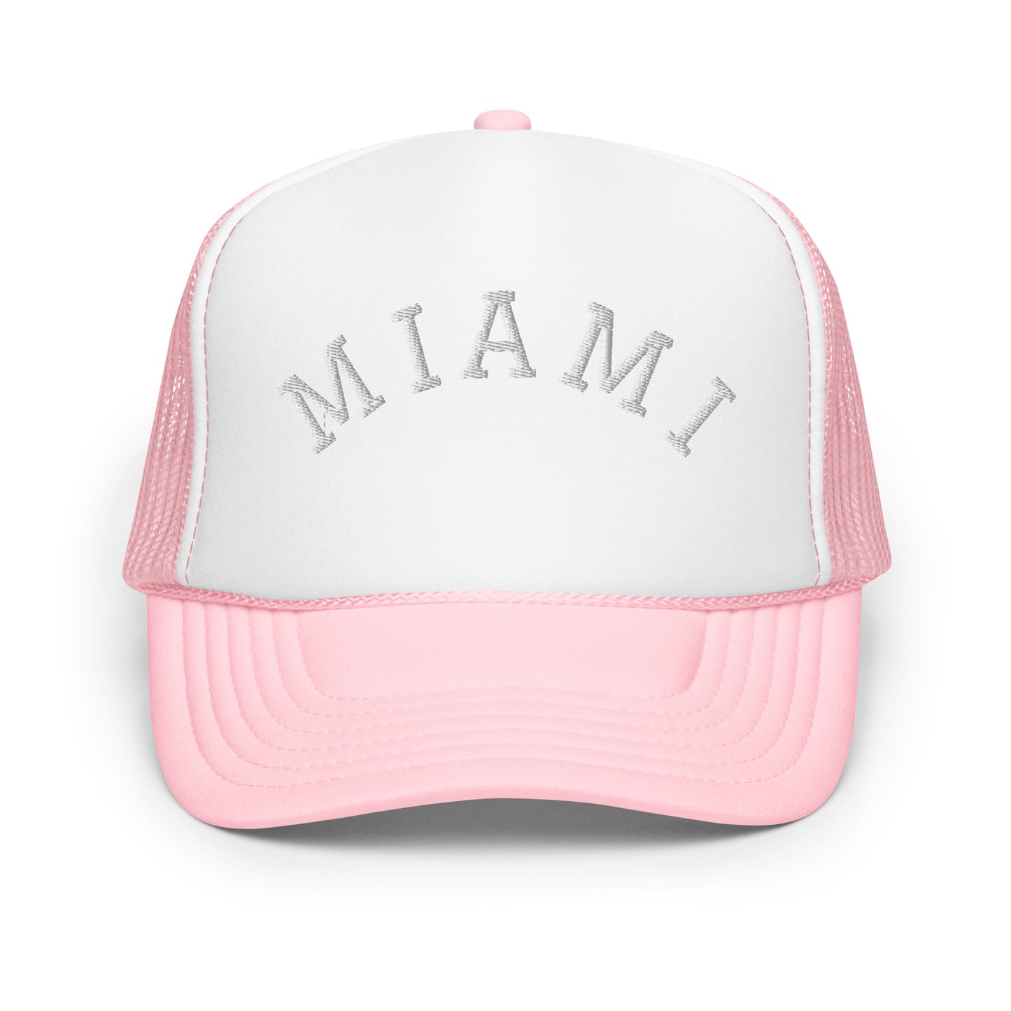 Miami Arch Foam 5 Panel A-Frame Snapback Trucker Hat