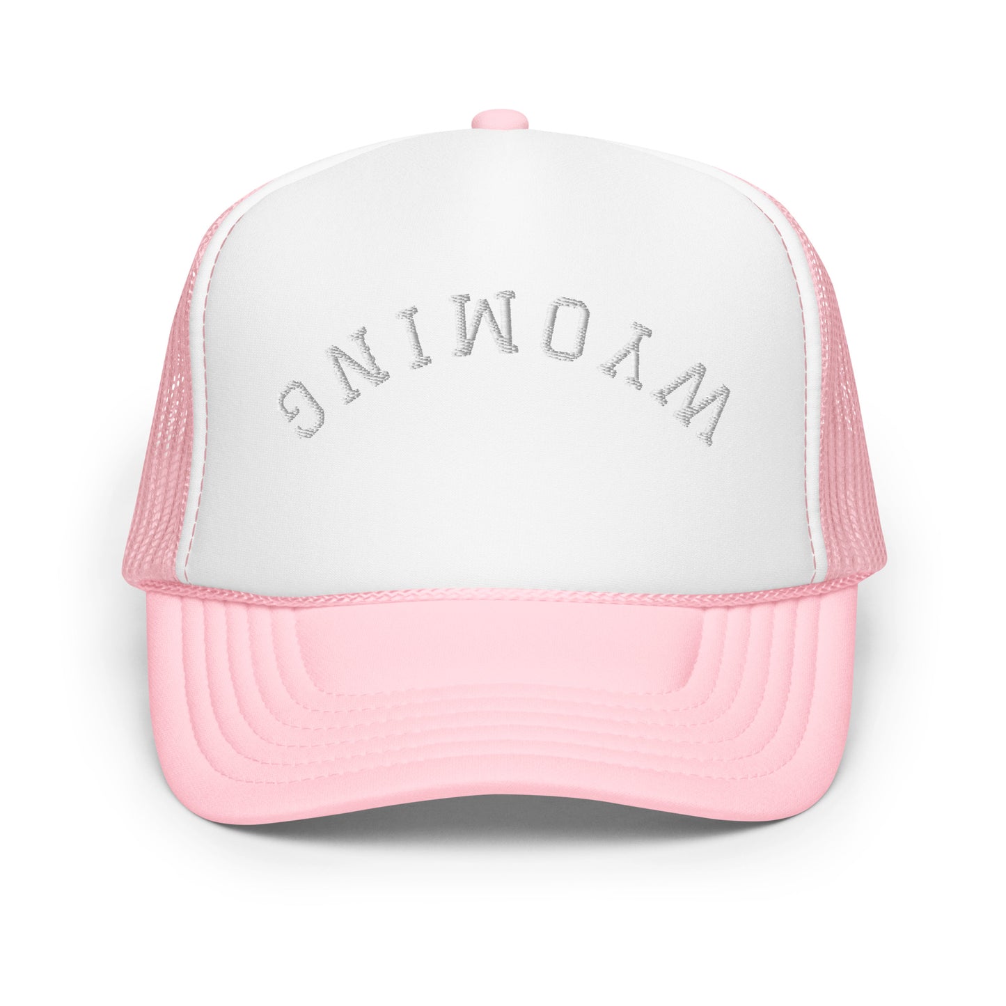 Wyoming Upside Down Arch Foam 5 Panel A-Frame Snapback Trucker Hat
