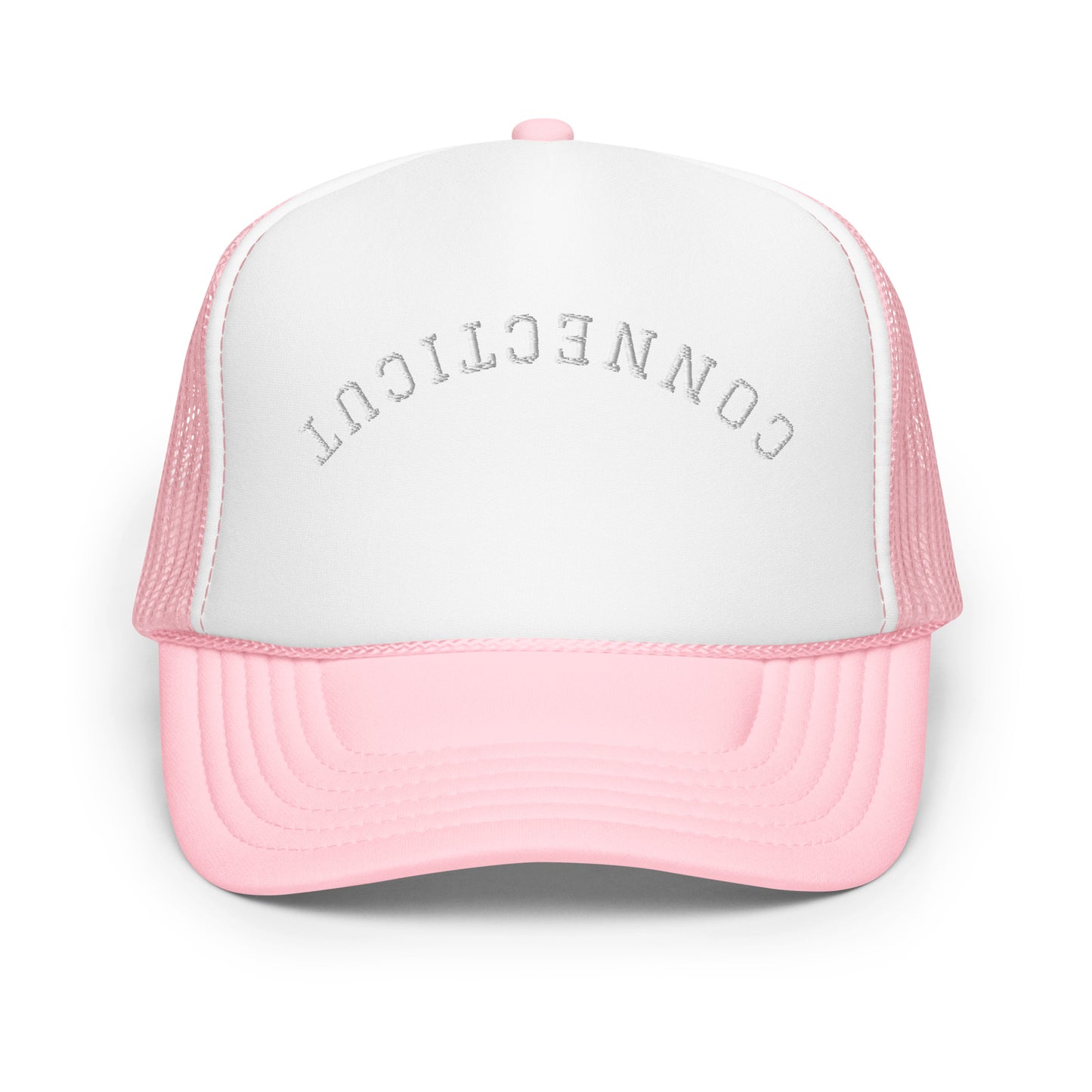 Connecticut Upside Down Arch Foam 5 Panel A-Frame Snapback Trucker Hat