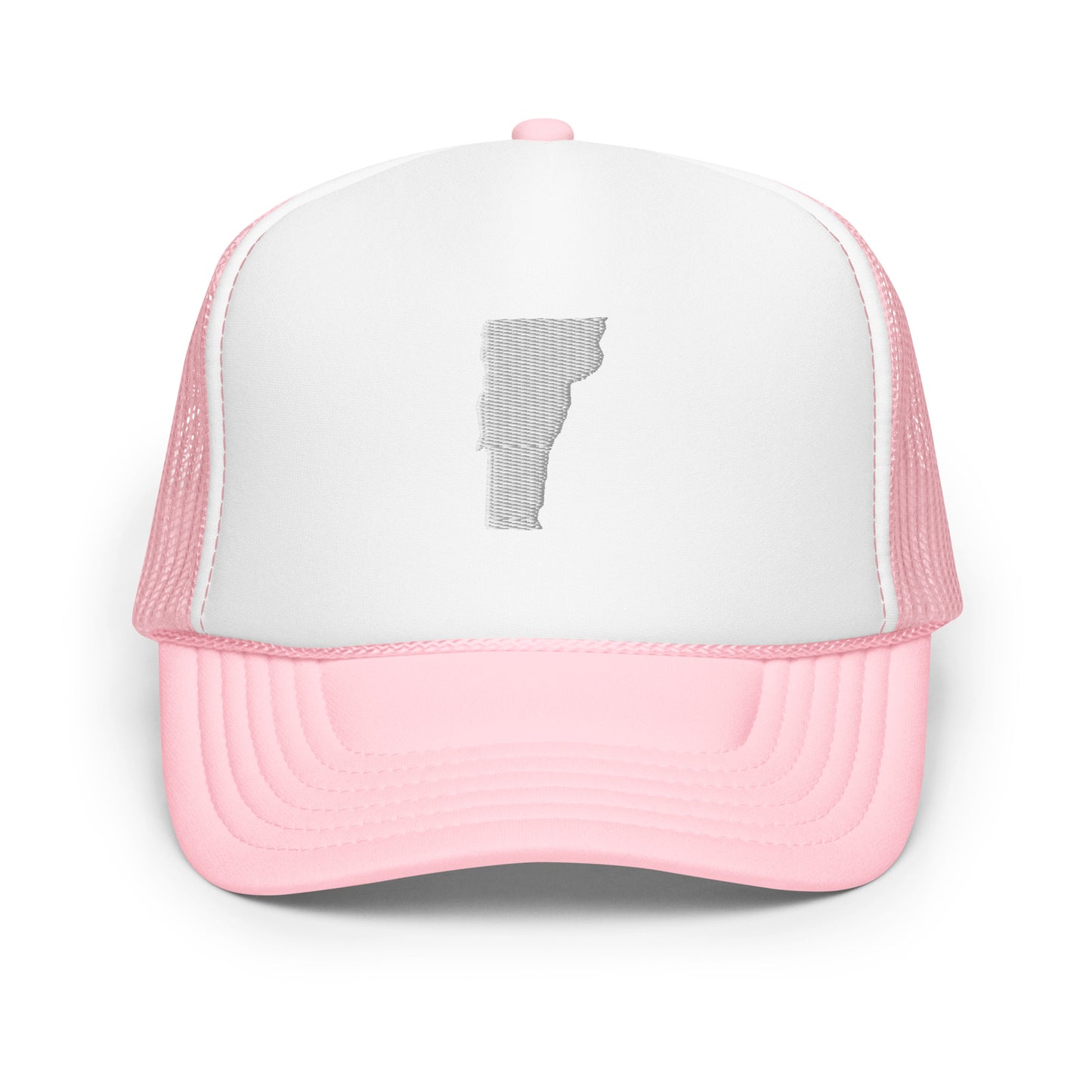 Vermont State Silhouette Foam 5 Panel A-Frame Snapback Trucker Hat