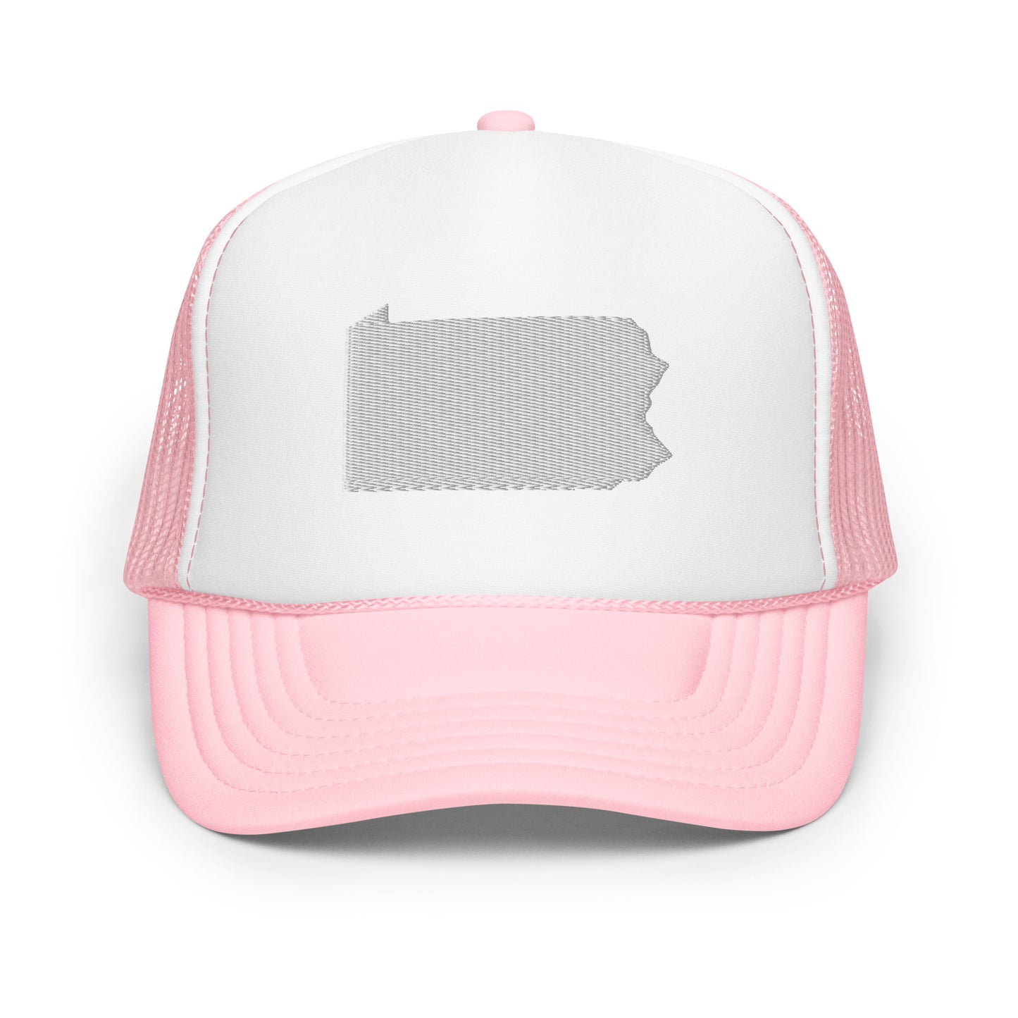 Pennsylvania State Silhouette Foam 5 Panel A-Frame Snapback Trucker Hat