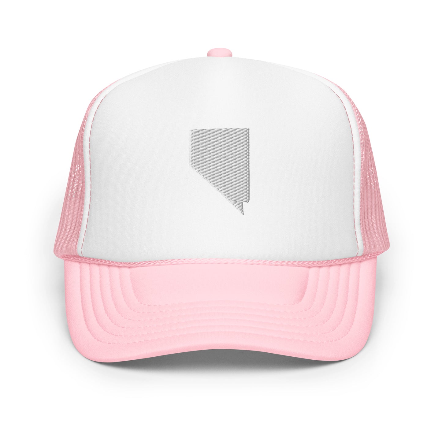 Nevada State Silhouette Foam 5 Panel A-Frame Snapback Trucker Hat