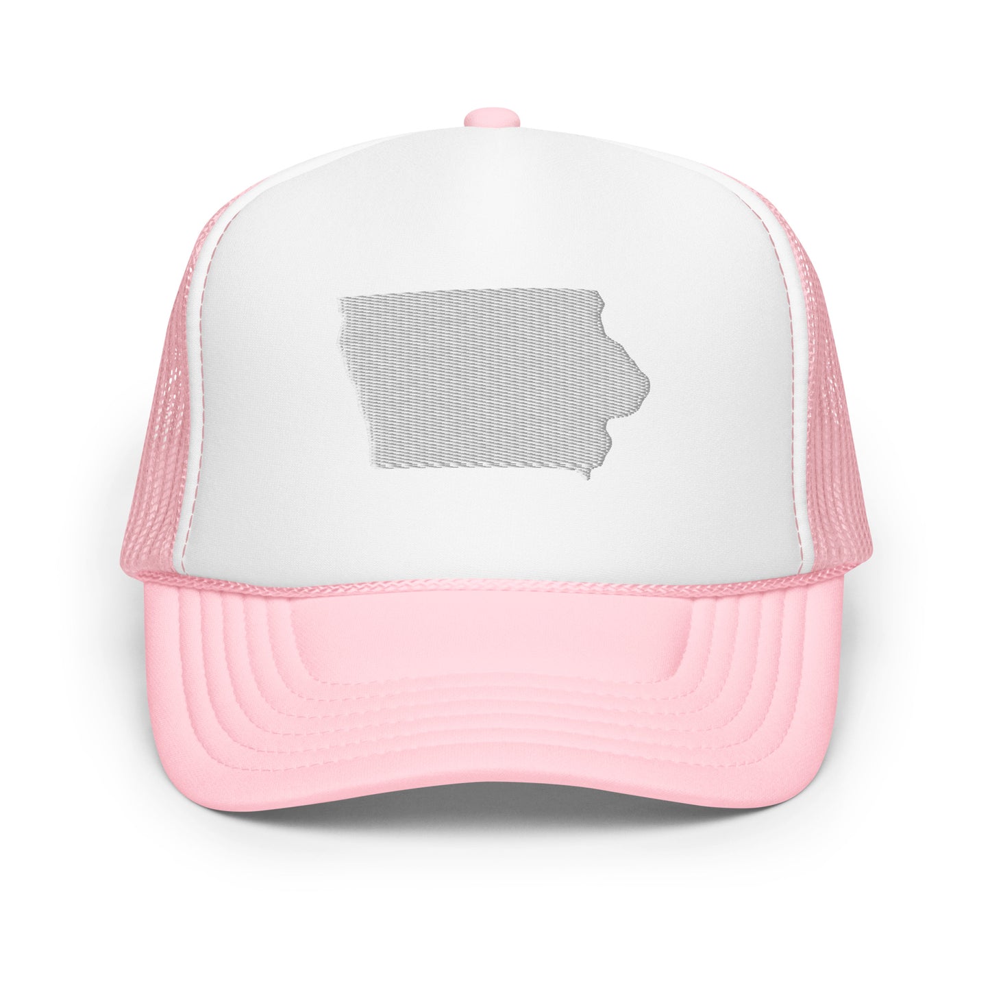 Iowa State Silhouette Foam 5 Panel A-Frame Snapback Trucker Hat