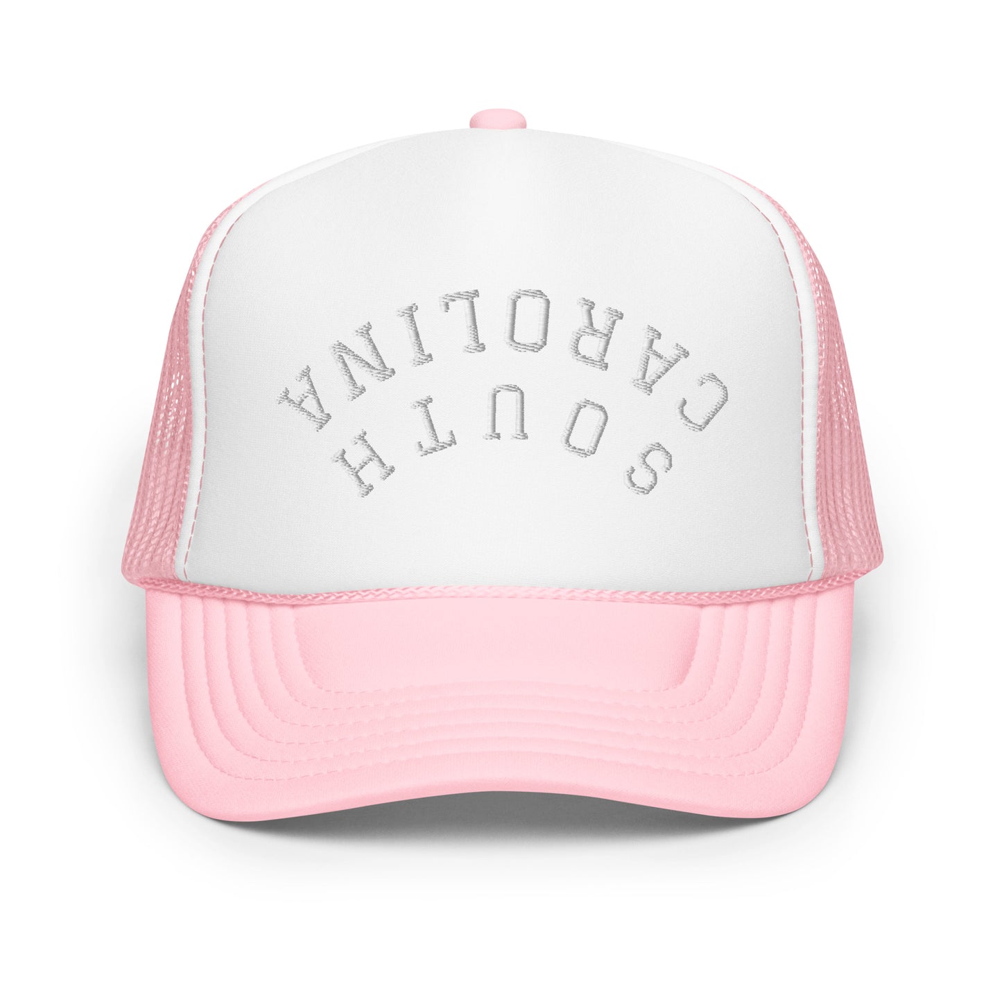 South Carolina Upside Down Arch Foam 5 Panel A-Frame Snapback Trucker Hat