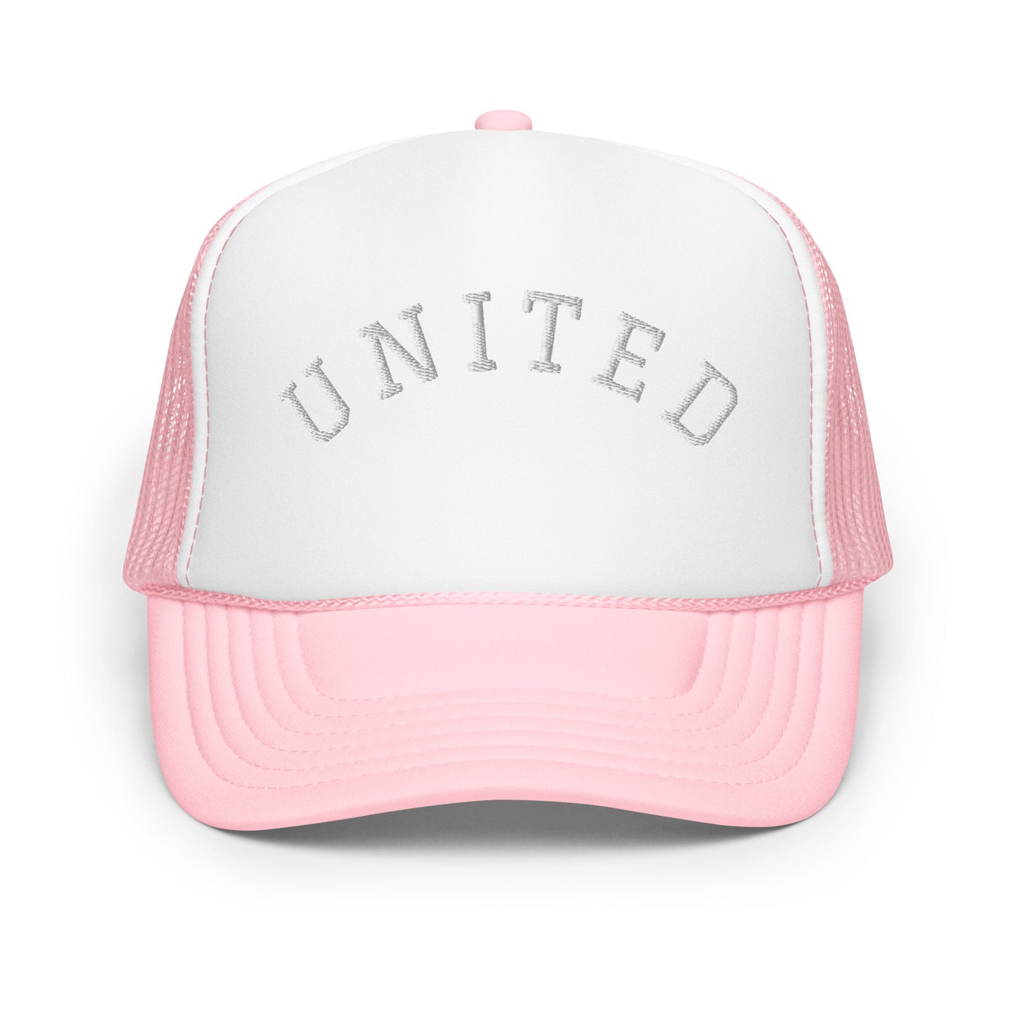 United States USA "United" Arch Foam 5 Panel A-Frame Snapback Trucker Hat